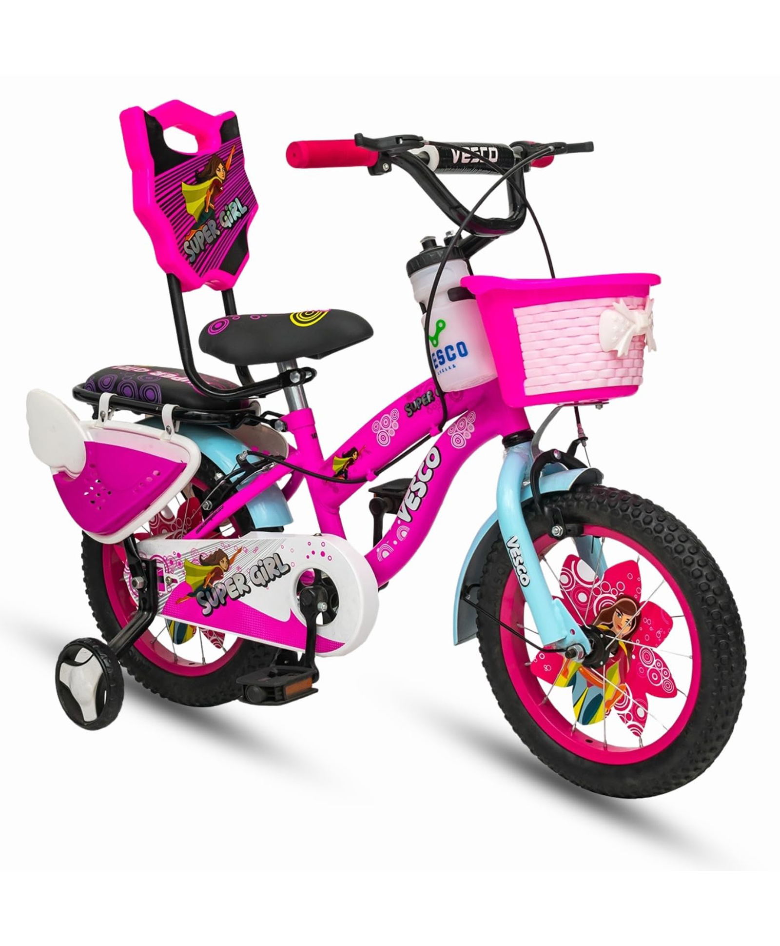 Vesco Cycles Super Girl 14T Cycle for Kids Girls