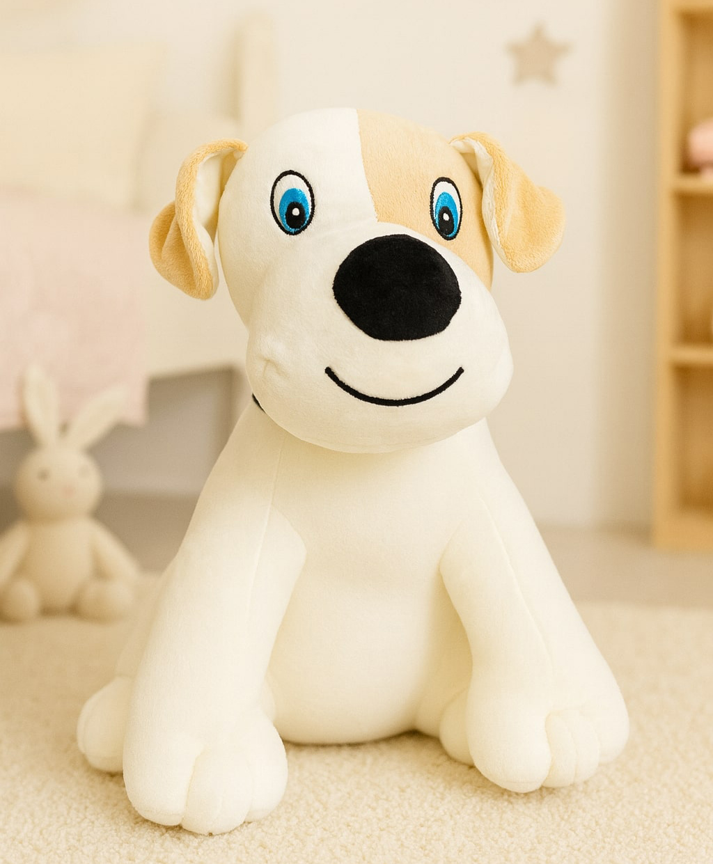 Besties Plush Cute Dog white & Brown - Height 30 cm-image-5
