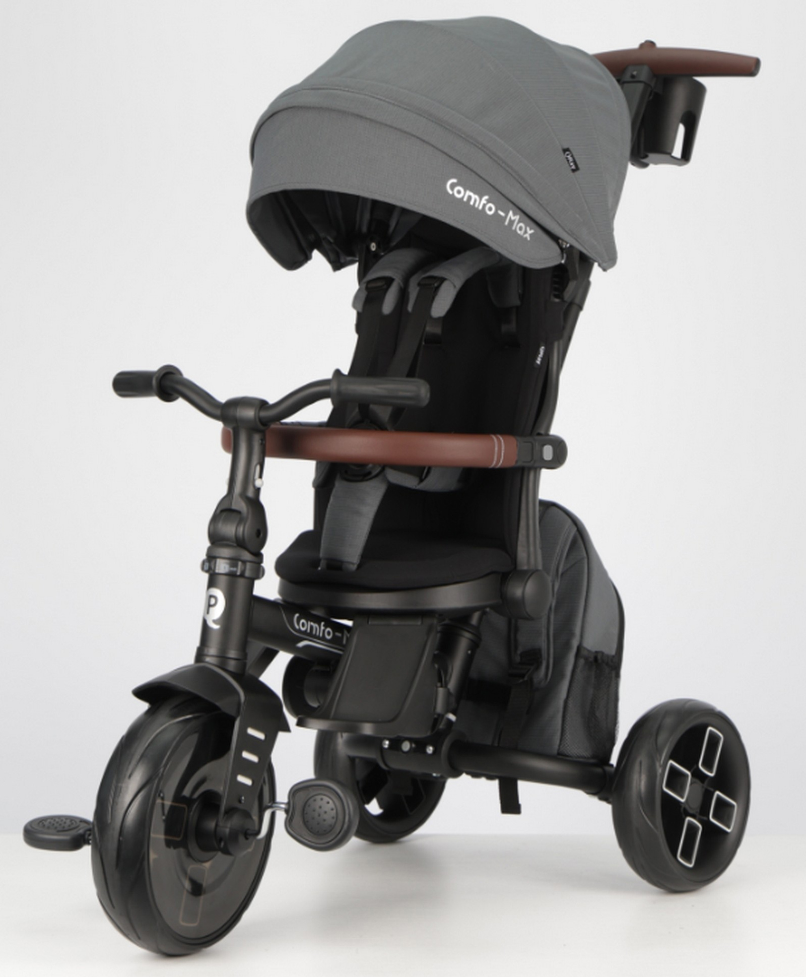 Qplay Trikes Comfo Max 7in1 Grey 10 to 72 Months