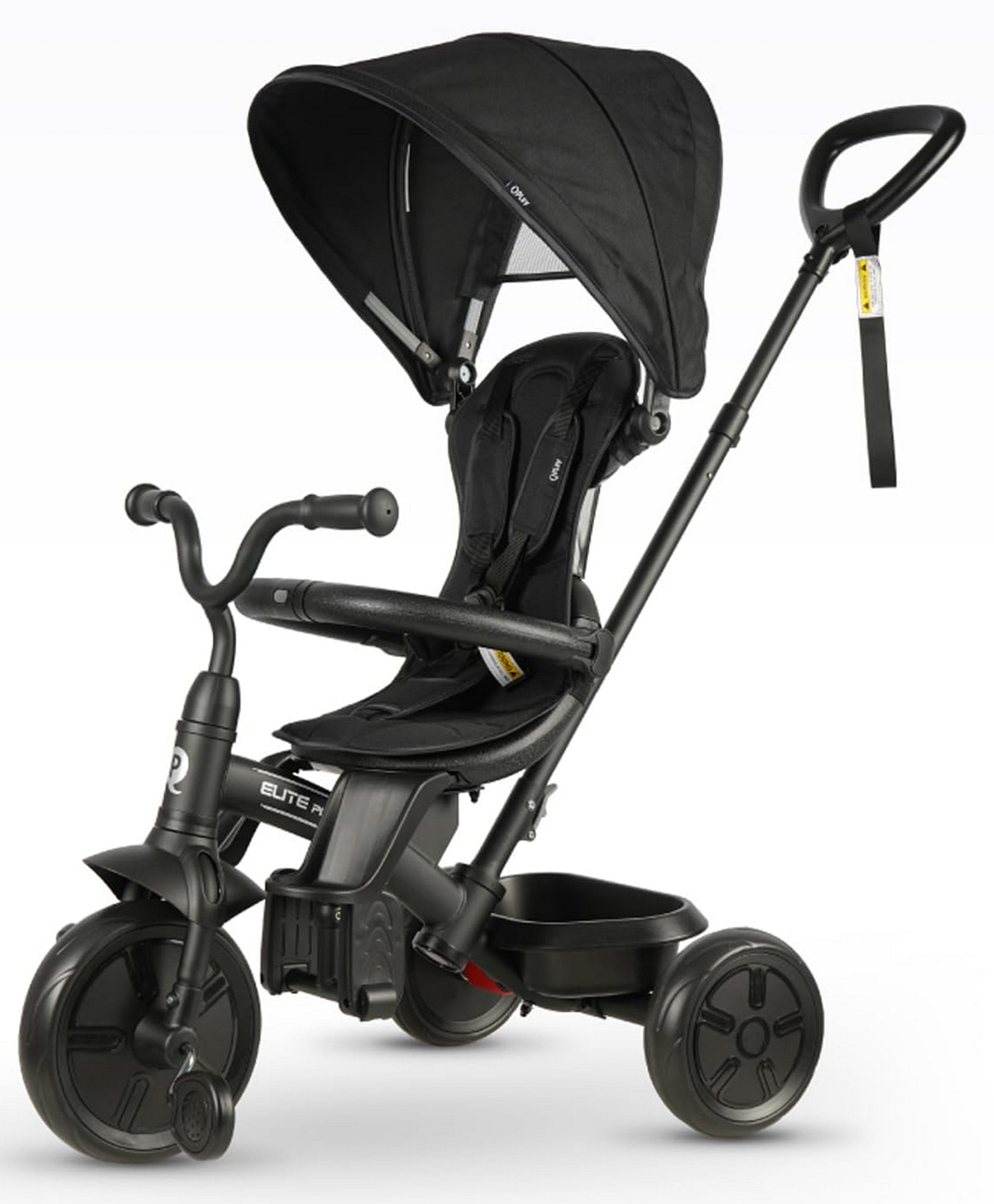Qplay Trikes Elite Platinum 6in1 Black 10 to 72 Months