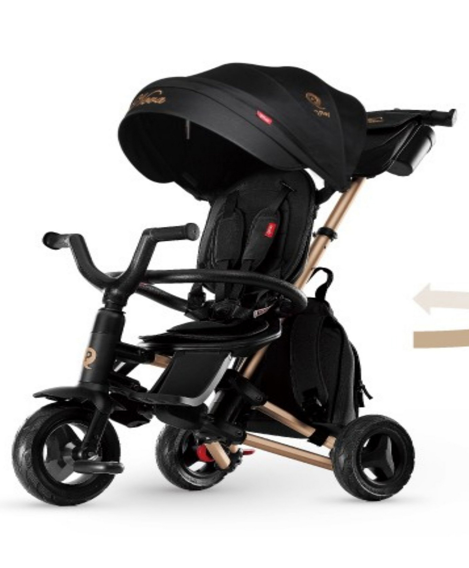 Qplay Trikes Nova Limited Edition Golden Black 10 to 72 Months