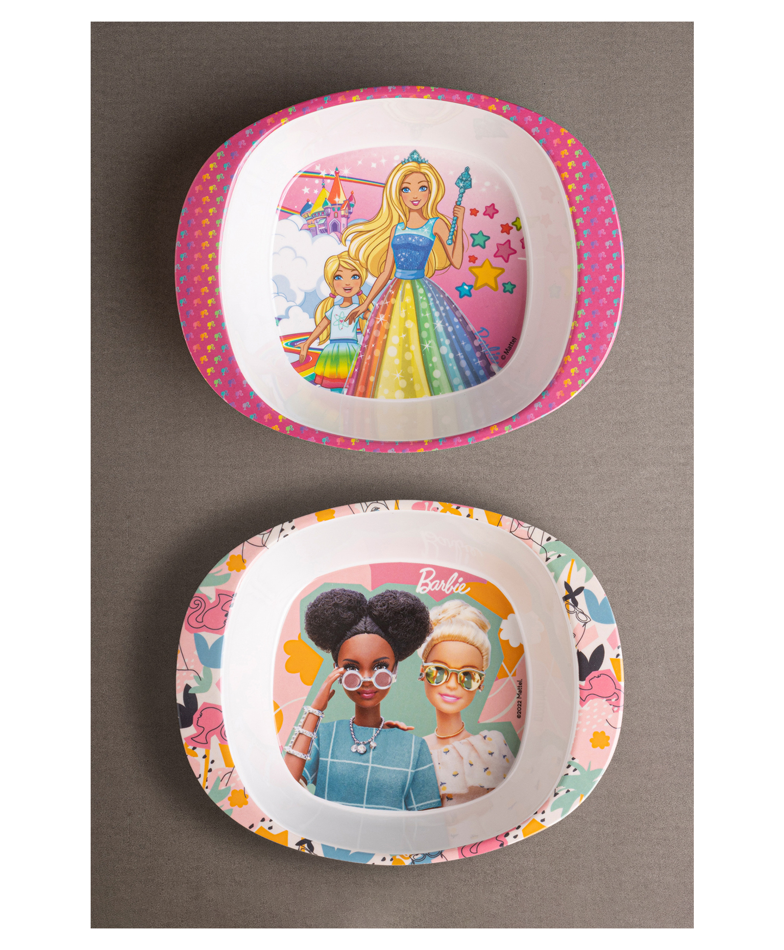 Superware Melamine Kids Partition Plate - Barbie Fun in the sun & Shine (Set Of 2) - T6540-picture-46