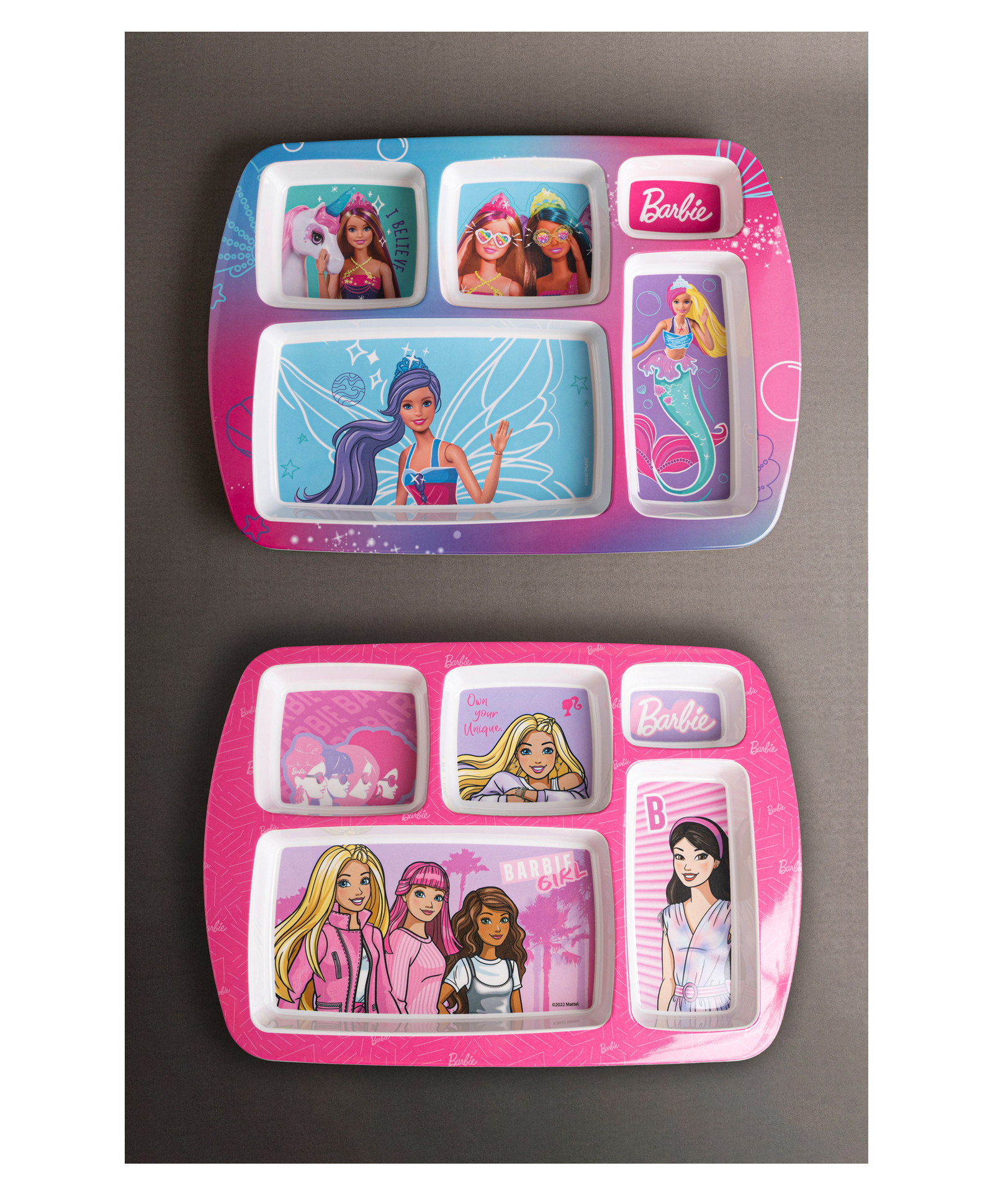 Superware Melamine Kids Partition Plate - Barbie Angel & Wispy Forest (Set Of 2) - T6540-image-39