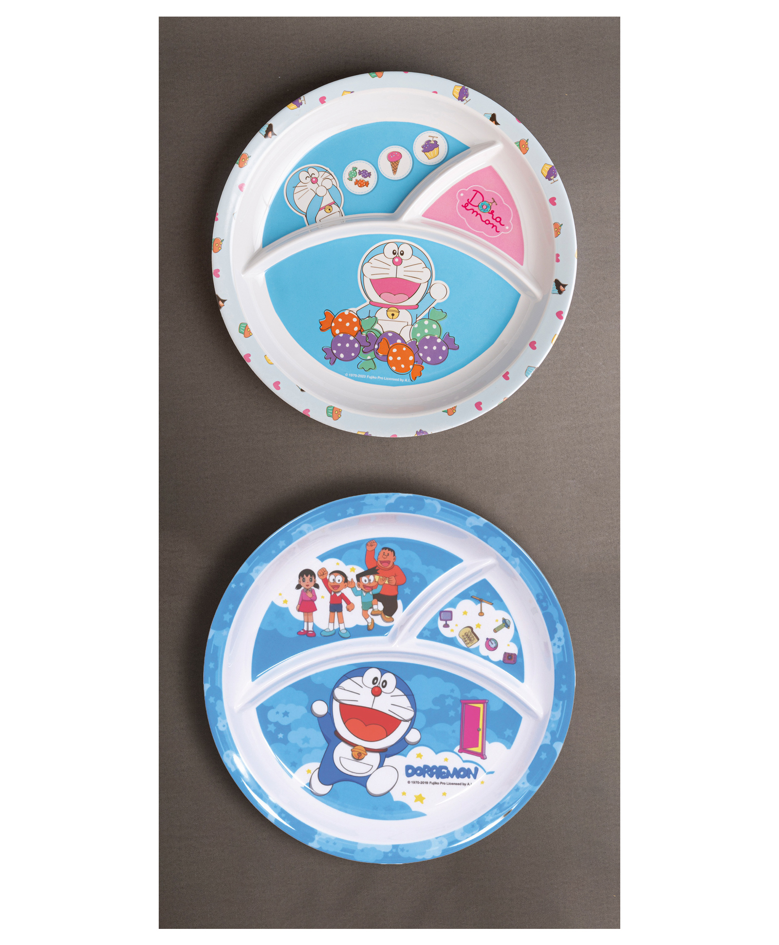 Superware Melamine Kids Partition Plate - Doraemon Sky & Sweet (Set Of 2) - T383-image-11