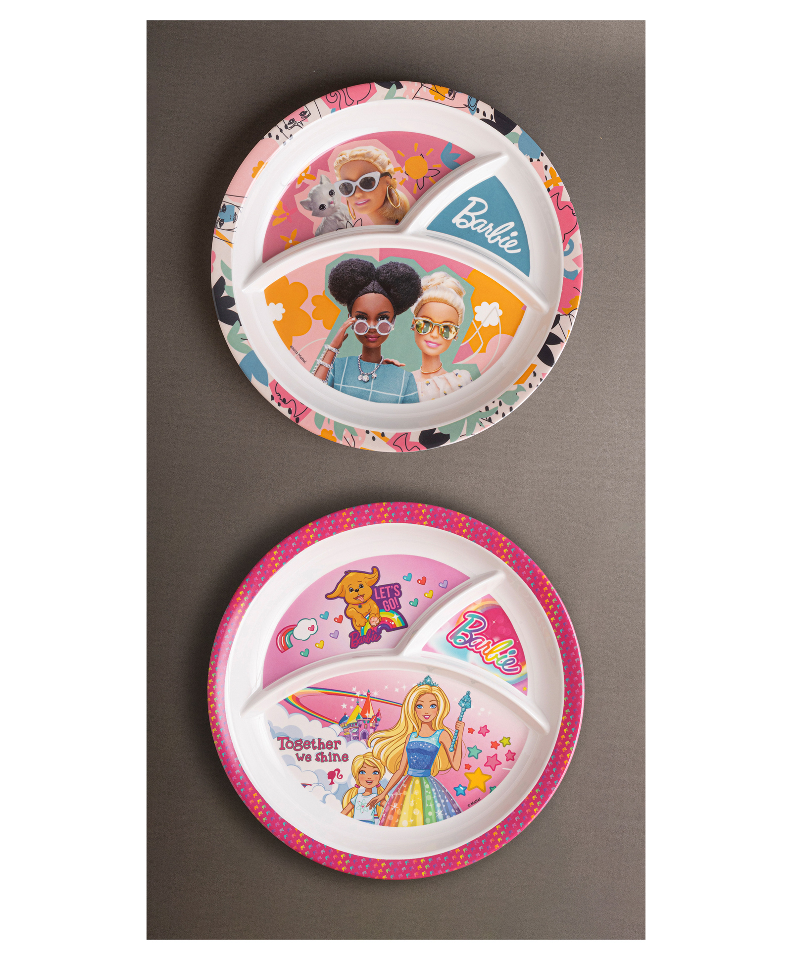 Superware Melamine Kids Partition Plate - Barbie Fun in the sun & Shine (Set Of 2) - T383-picture-44