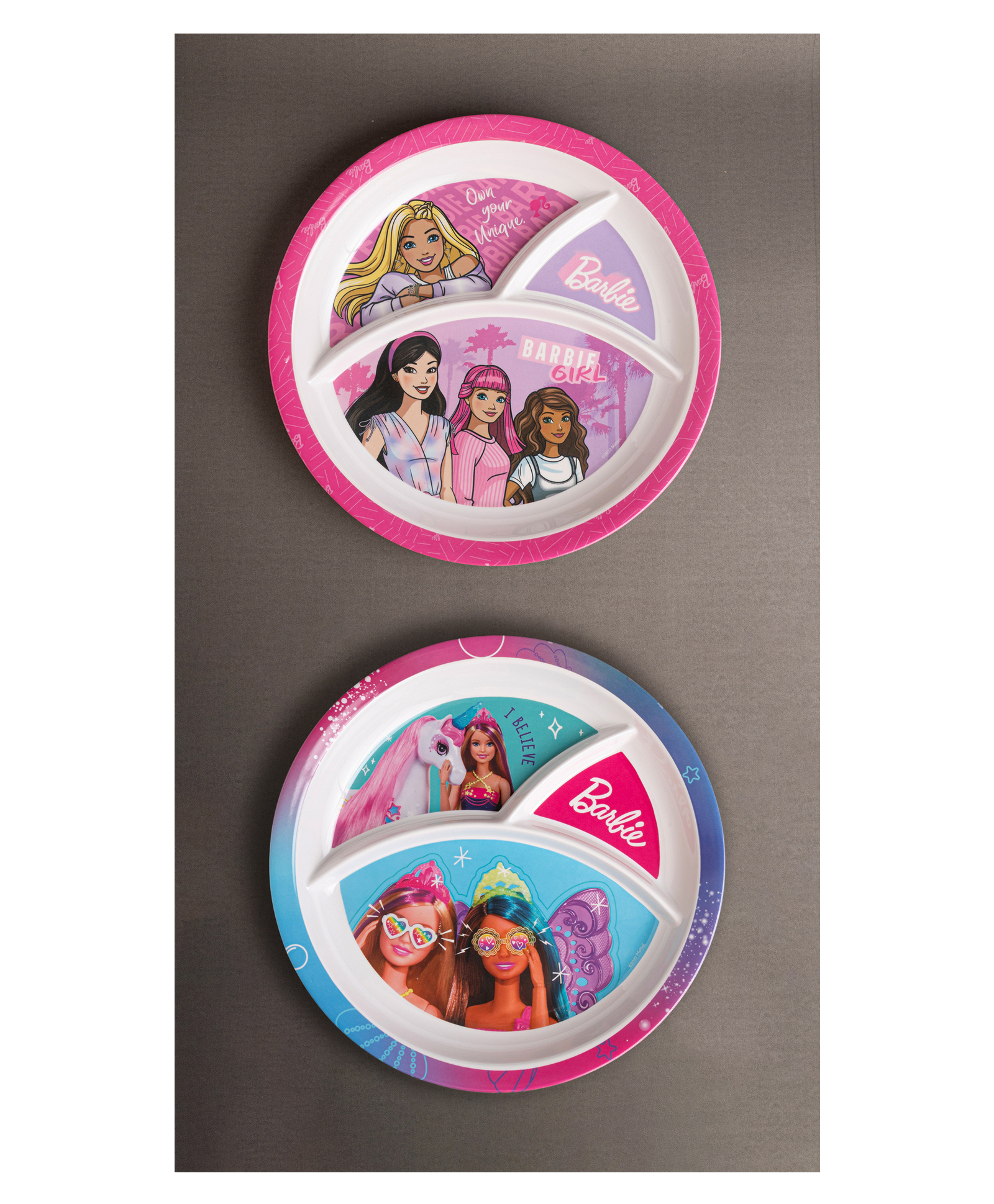 Superware Melamine Kids Partition Plate - Barbie Angel & Wispy Forest (Set Of 2) - T383-image-40