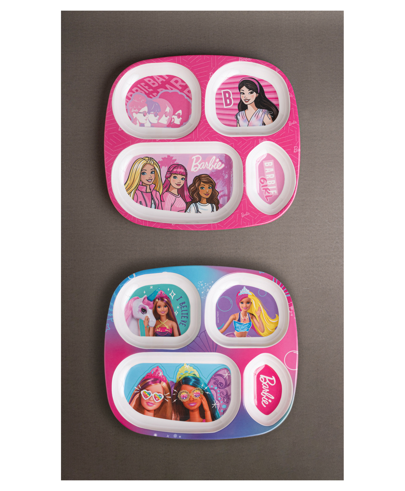 Superware Melamine Kids Partition Plate - Barbie Angel & Wispy Forest (Set Of 2) - T382-image-41