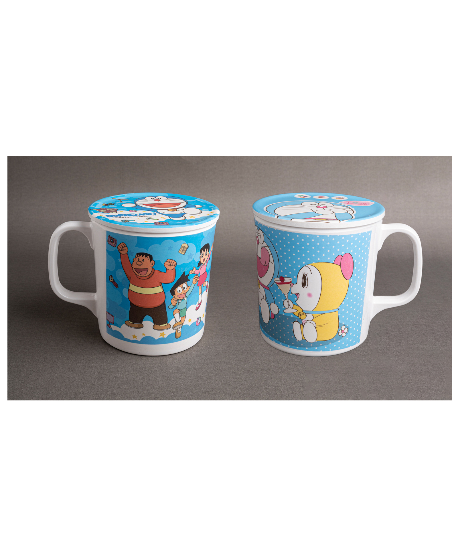 Superware Melamine Kids Mug With Lid - Doremon Sky & Sweet (Set of 2) - CL342 - 320 ml-image-17