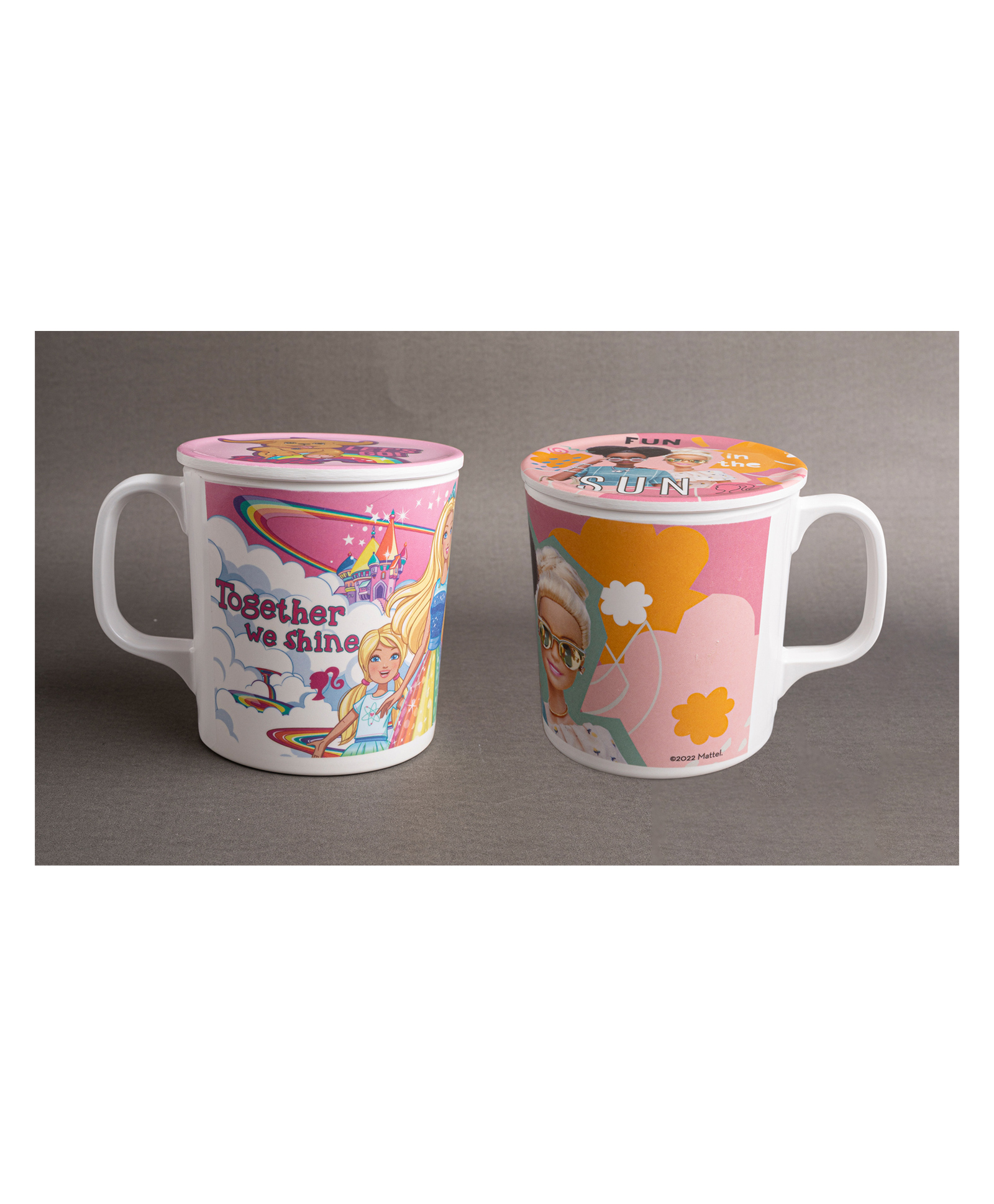 Superware Melamine Kids Mug With Lid - Barbie Fun in the sun & Shine (Set Of 2) - CL342 - 320 ml-picture-21