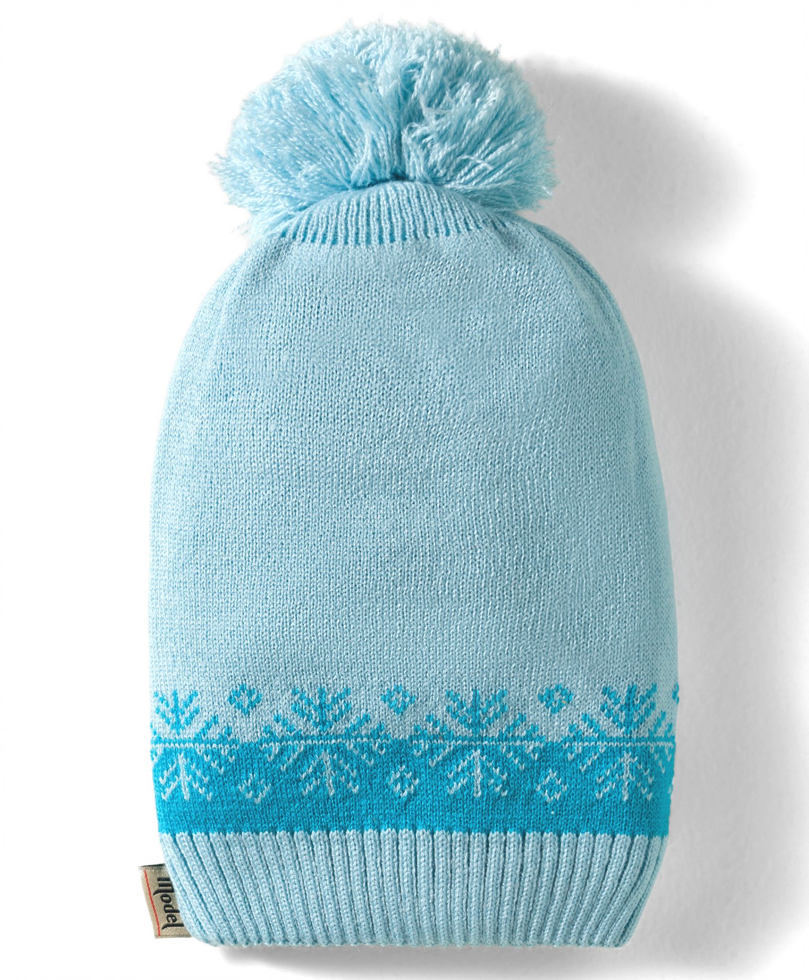 Model Knitted Designed Winter Cap Light Blue - Diameter 7 cm-picture-32