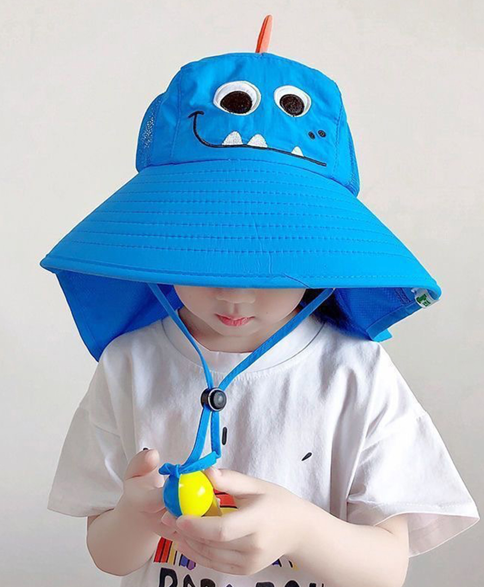 Bembika Cartoon Designed Sun Hat - Blue - Circumference 58 Cm-picture-25