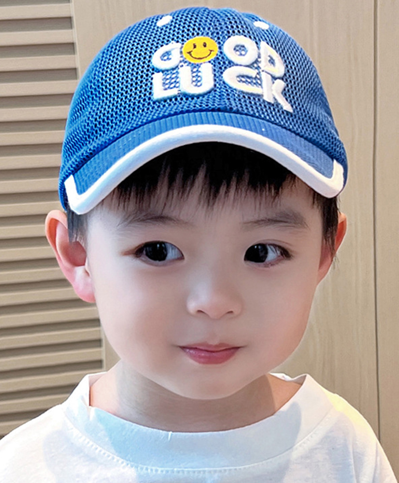Bembika Good Luck Text Designed Baseball Cap - Blue - Circumference 52 Cm-image-45