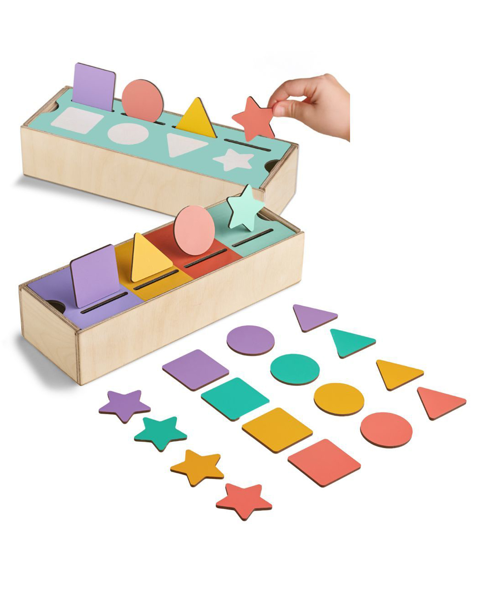 Curious Cub Color & Shape Sorter Toys - Multicolor-picture-41