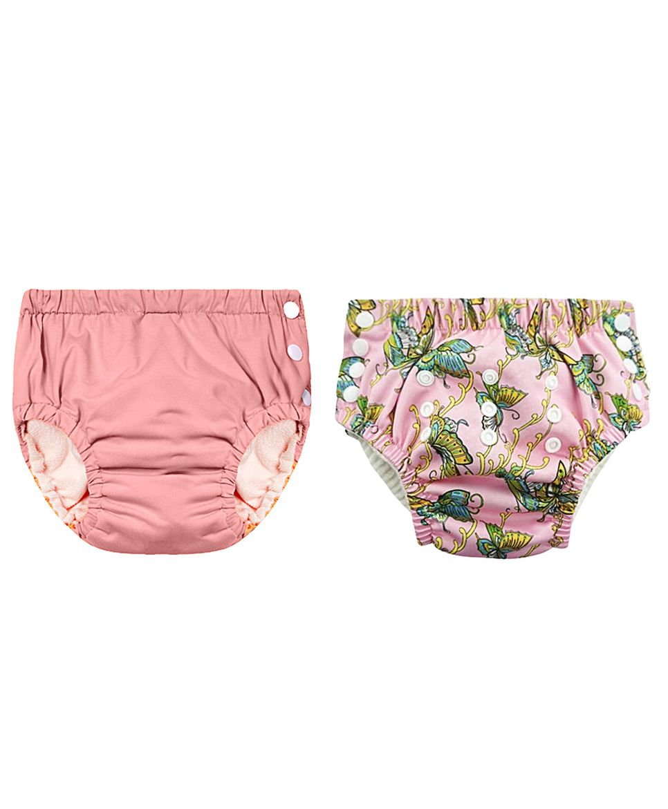 Chinmay Kids Reusable Swim Diaper Pants Pack of 2 Soft Adjustable and Leak-Proof Unisex Swimming Pool Wear for Infant Boys and Girls