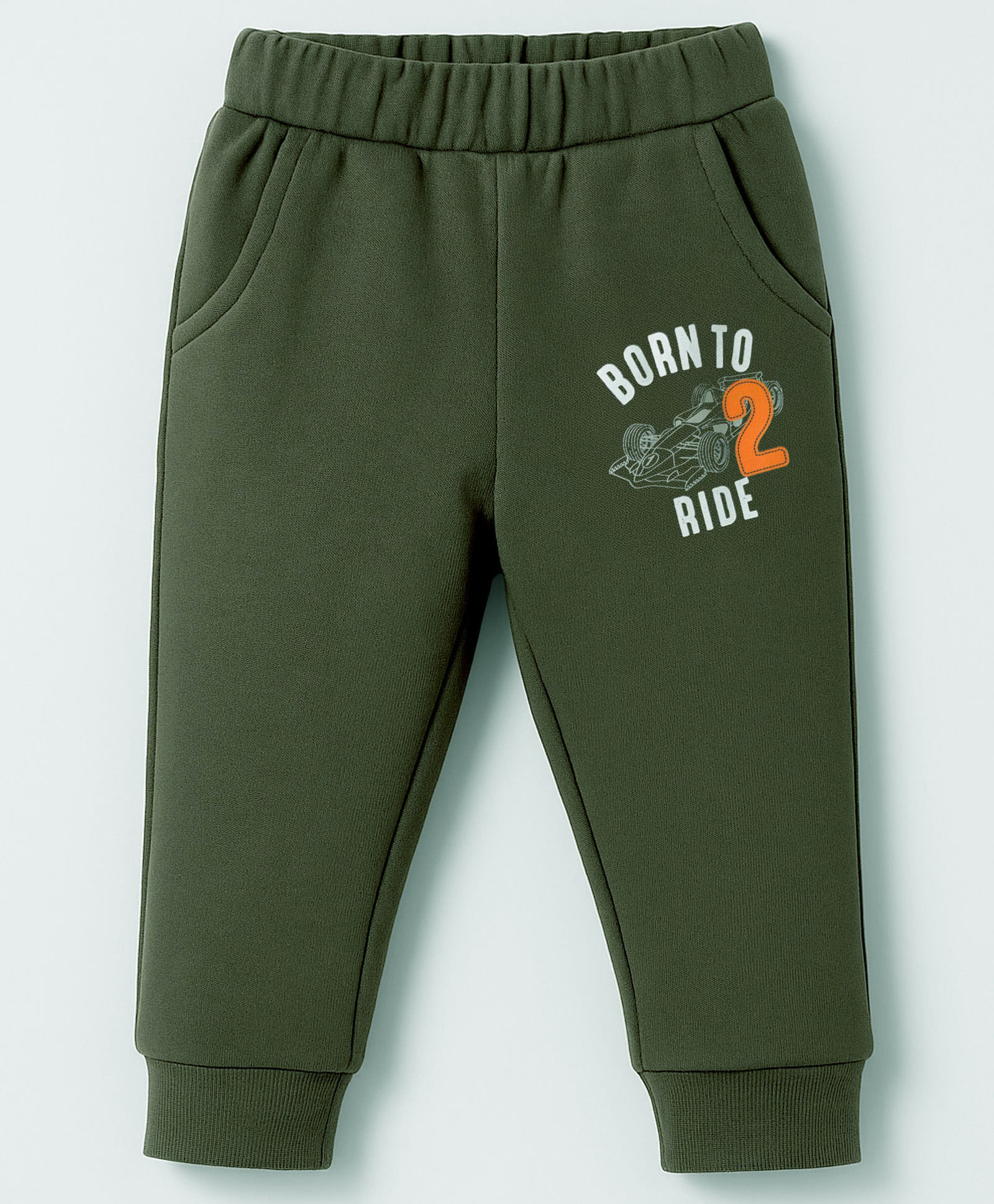 Zero Sinker Knit Full Length Lounge Pant With Text Print - Brown-picture-27
