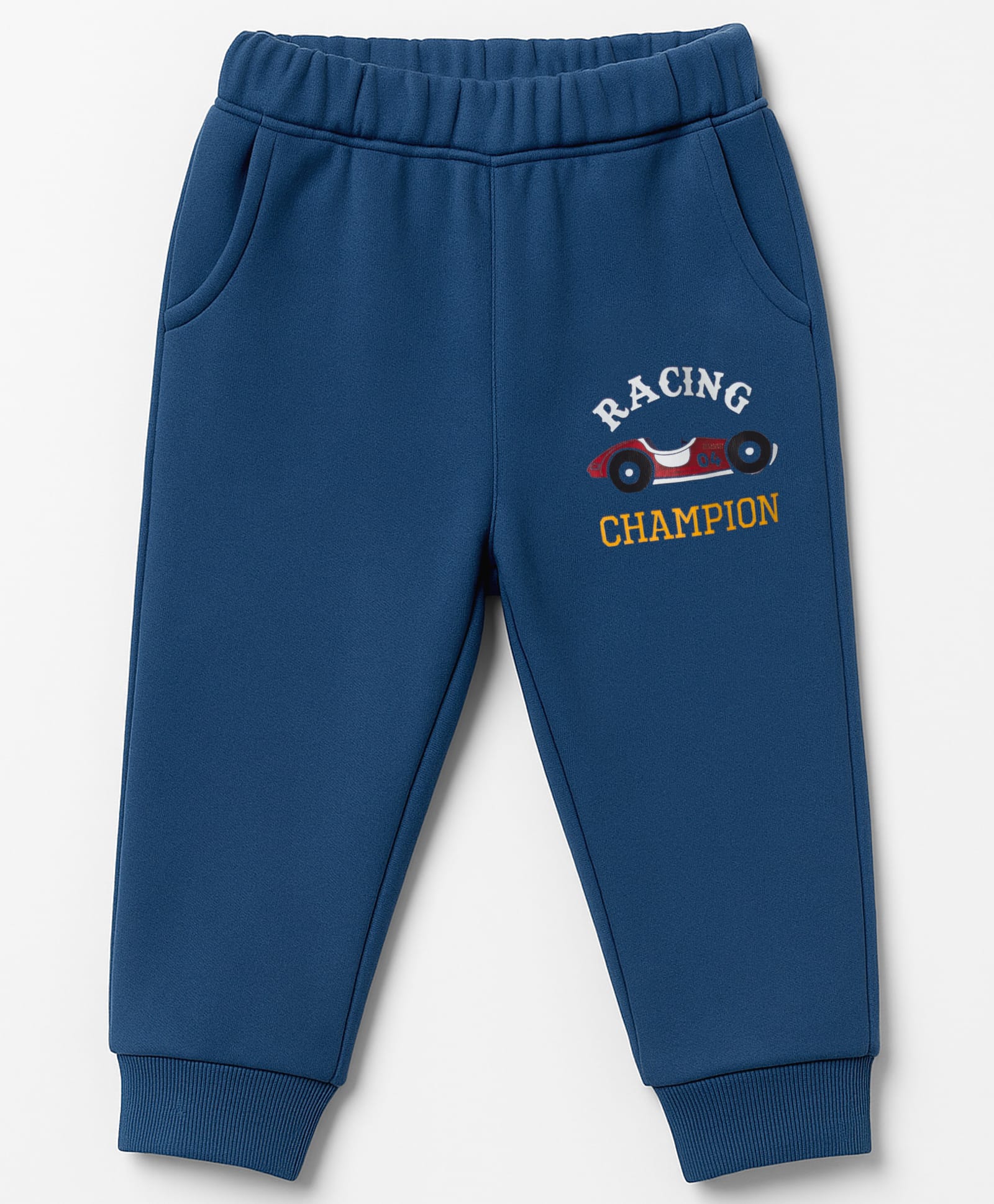 Zero Sinker Knit Full Length Lounge Pant With Text Print - Navy Blue-image-29