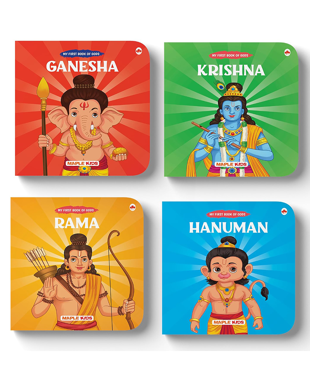 maple press Story Book for Kids - Krishna, Hanuman, Ganesha, Rama Set of 4 Books) - English-picture-27