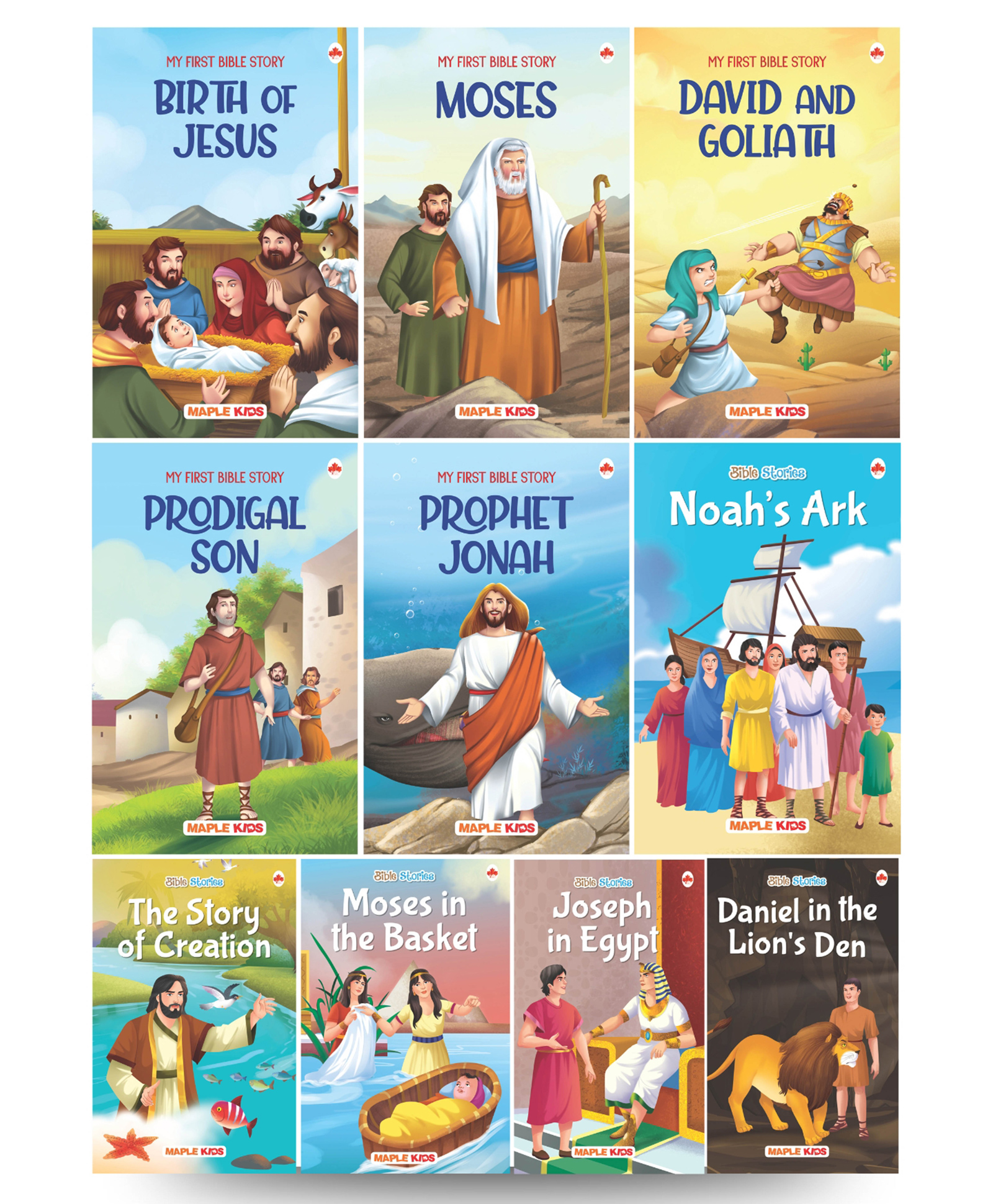 Bible Stories Set of 10 Story Books- English-image-44