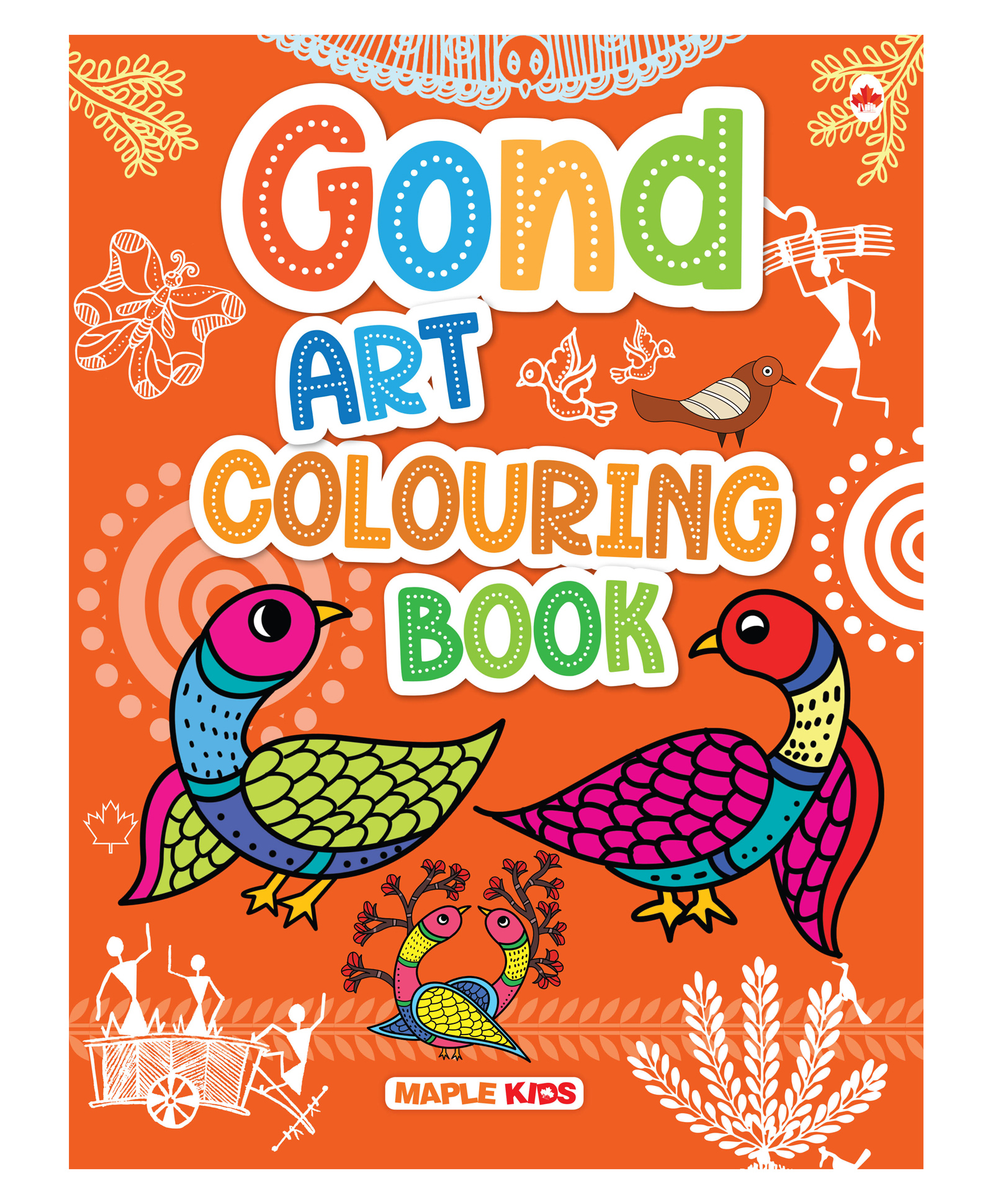 Gond Art Colouring Book - English-image-9