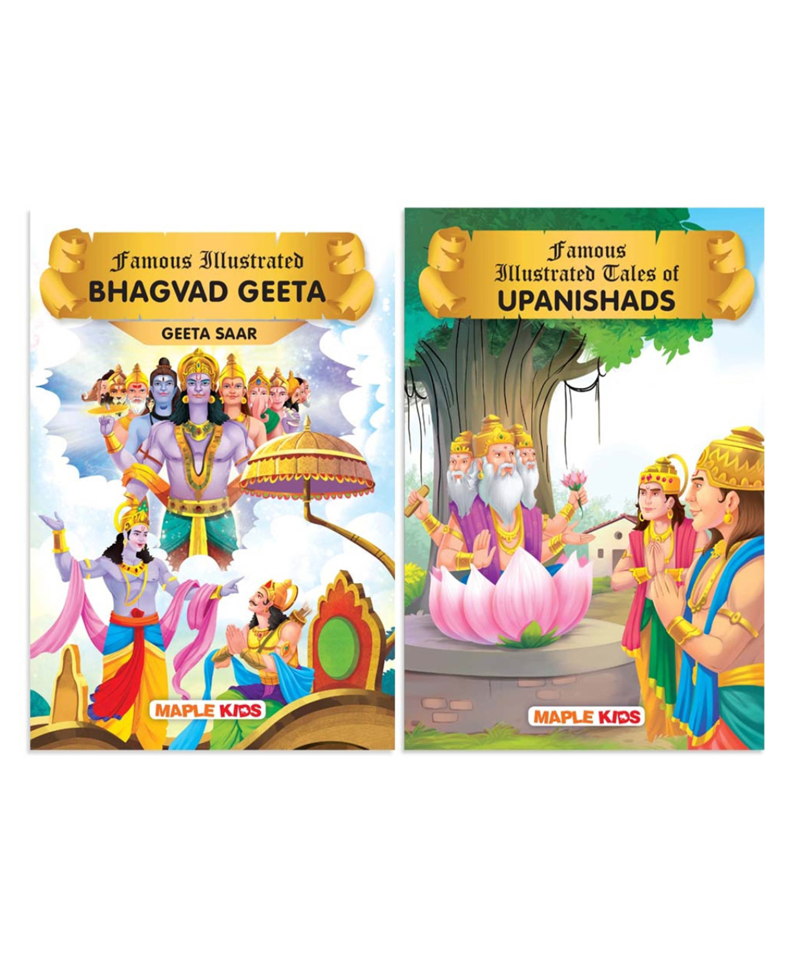 maple press Bhagvad Gita and Upanishad Set of 2 Story Books - English-picture-30