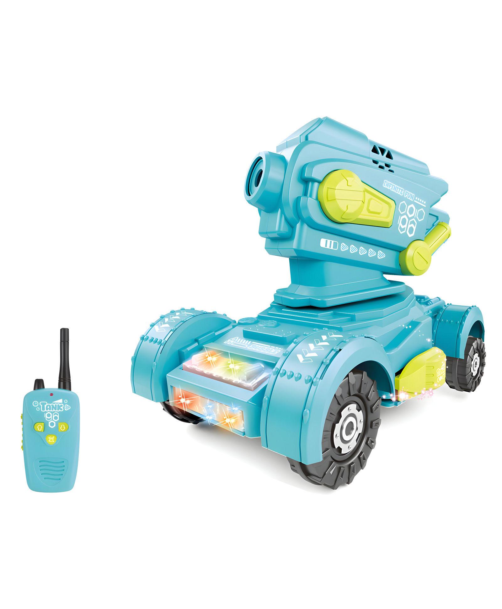 NEGOCIO New Summer Explosions Children's Electric Remote Control Bubble Machine Tank Toy for kids- PACK OF 1- BLUE COLOR-image-49