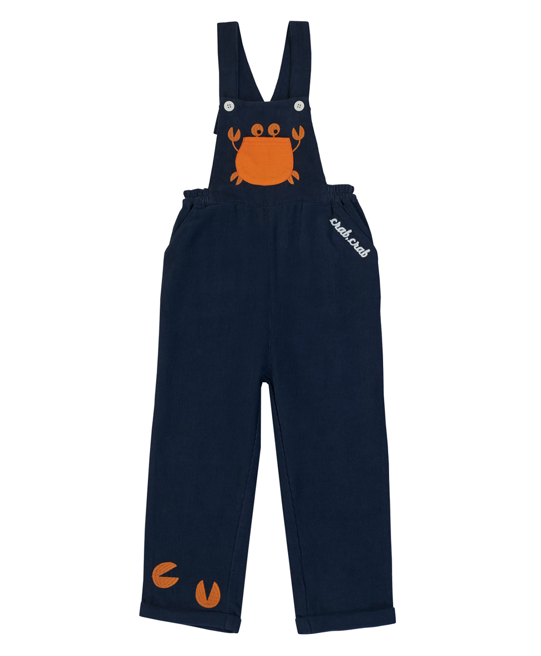 Pranava Organic Cotton Woven Sleeveless Baby Bear Patch Detailed Breathable Eco Friendly Dungaree - Blue-picture-47