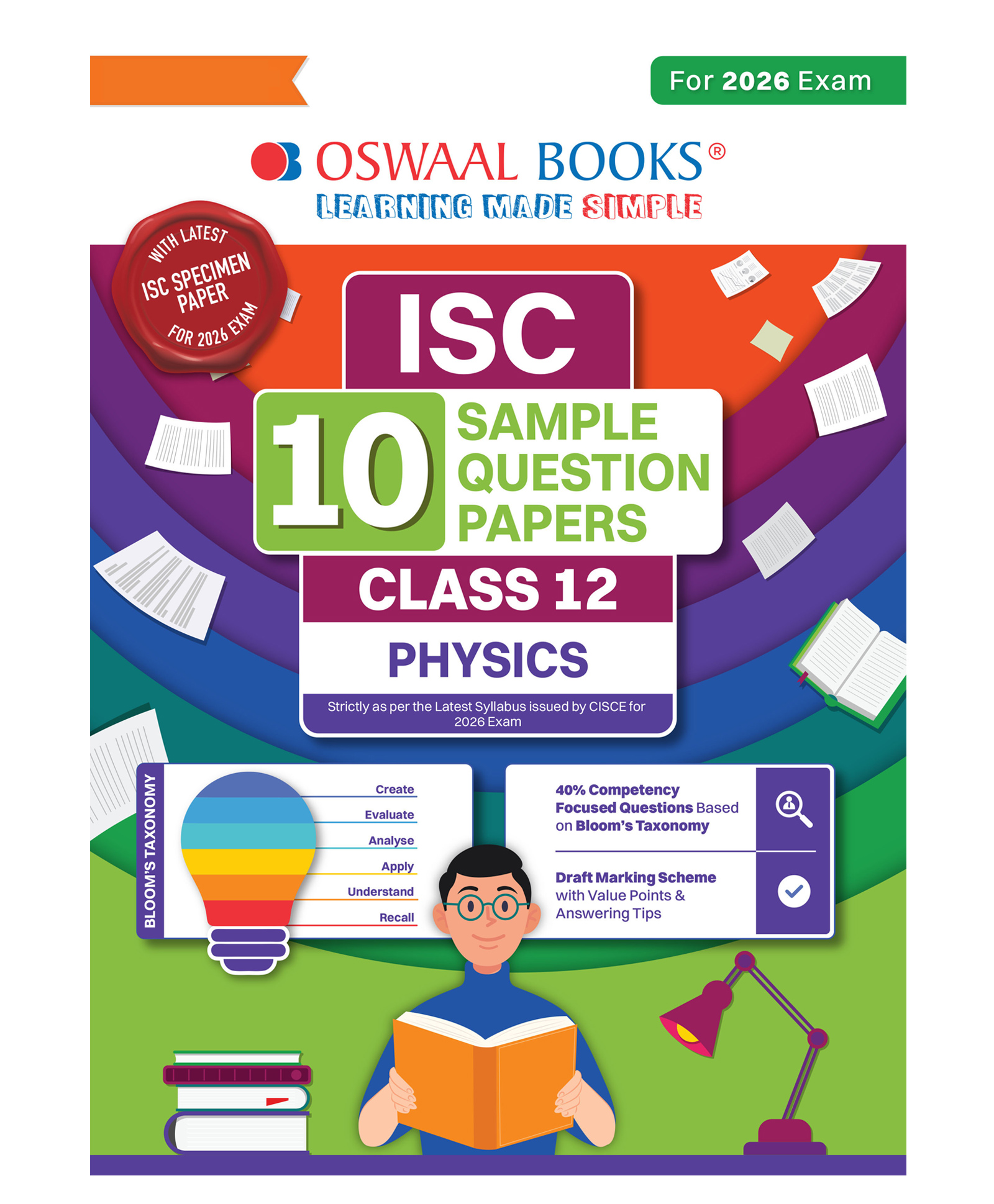 OSWAAL BOOKS ISC 10 Sample Question Papers Class-12 Physics-image-12