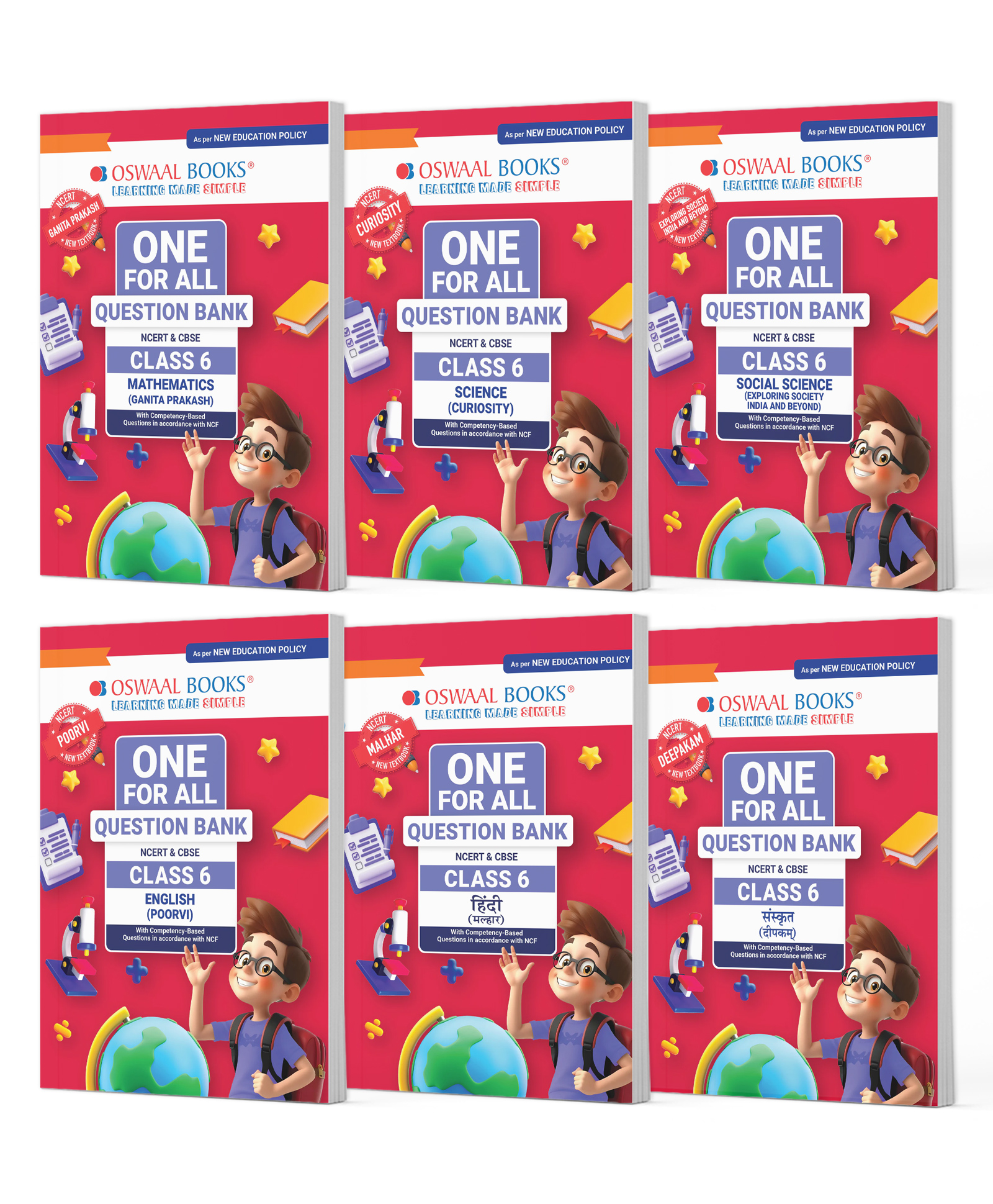 OSWAAL BOOKS One For All Question Banks NCERT & CBSE Class 6 (Set of 6 Books) Maths, Science, Social Science, Hindi, Sanskrit & English For Latest Exam-image-46