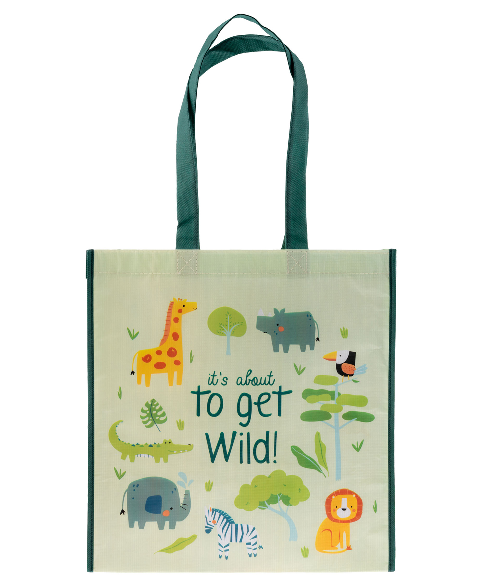Stephen Joseph Large Recycled Gift Bags - Zoo-picture-1