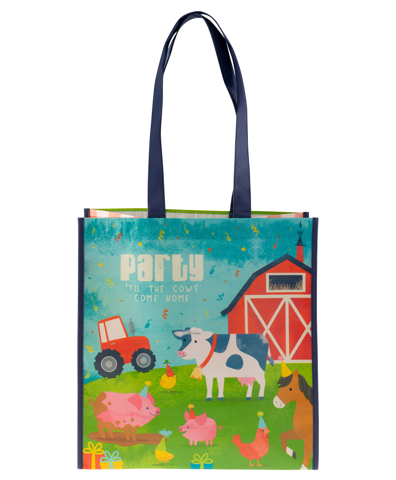 Stephen Joseph Large Recycled Gift Bag - Farm-picture-2