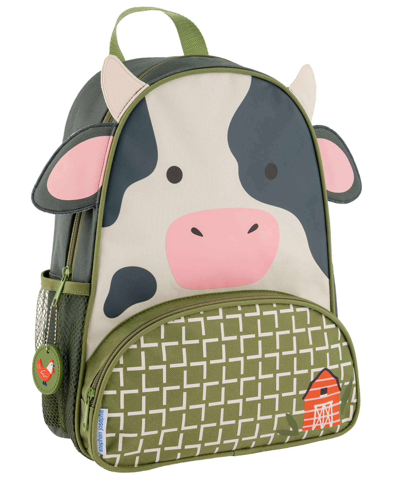 Stephen Joseph Sidekick Backpack Cow Colour Gray Pink - Height 15 Inches-image-35