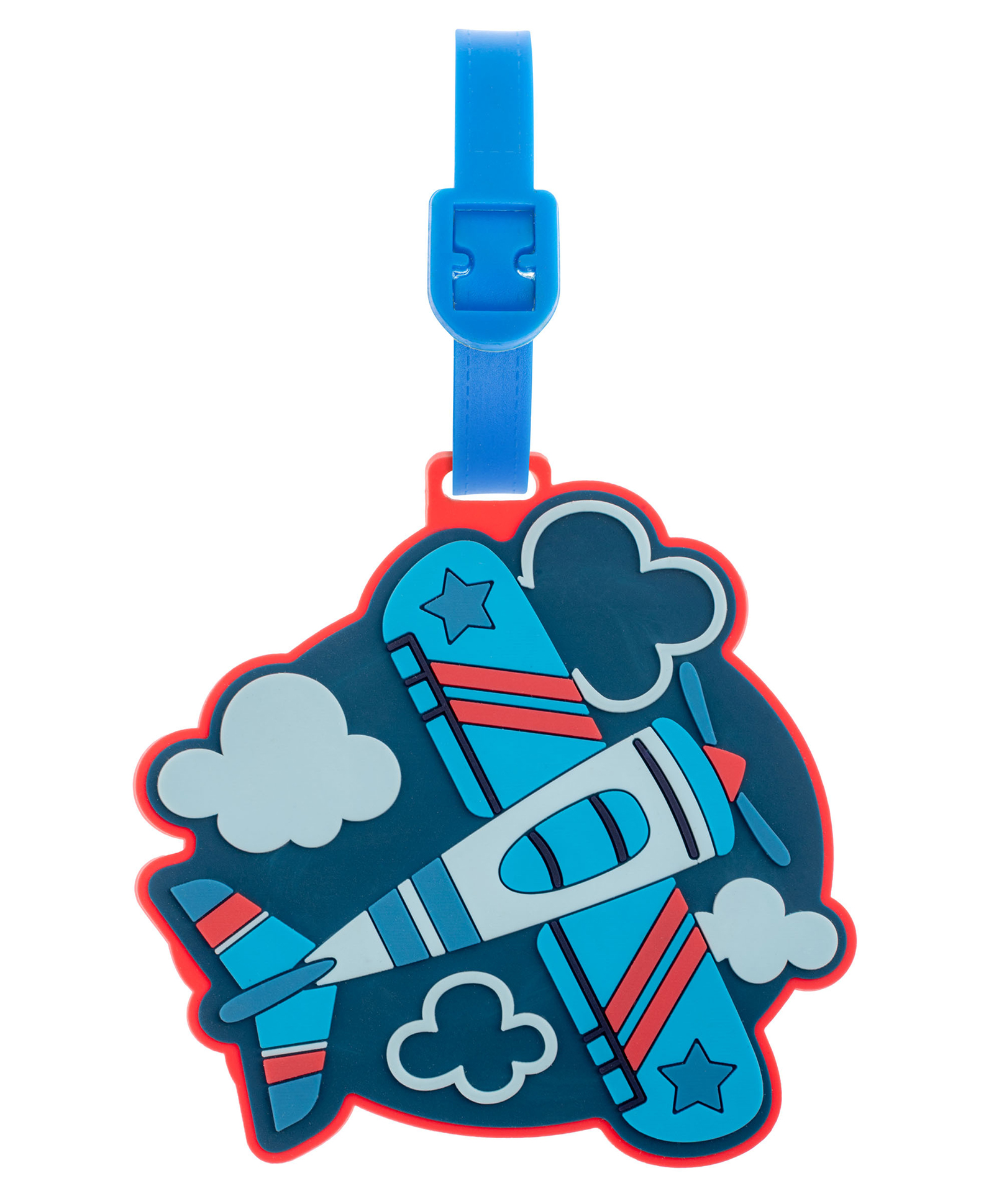 Stephen Joseph Luggage Tag Transportation Design -Blue-image-2
