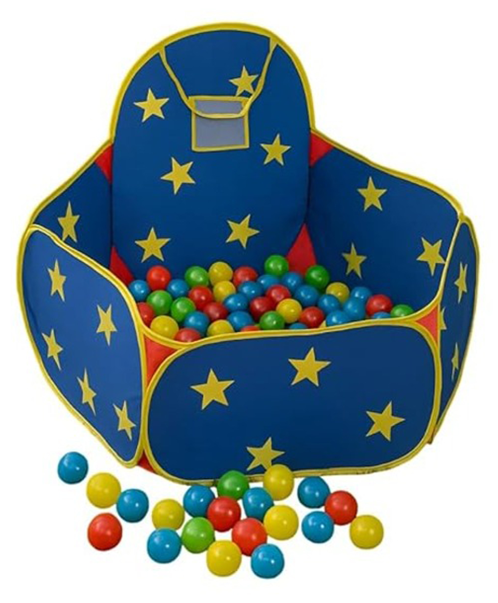 Babygo Kids Star Basketball Ball Pool for Kids, Play Tent House for 2+ Year Old Girls and Boys, Ball Pit for Kids, Spacious, Lightweight, Portable & Easy to Set Up (30 Balls)-picture-15
