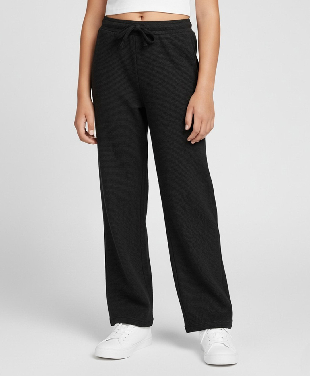 ALAN JONES Cotton Blend Knit Solid Stretchable Pant - Anthracite-picture-21