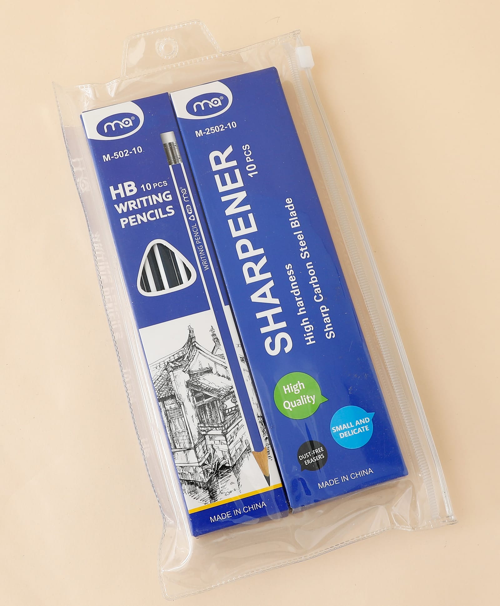 HB Writing Pencil & Sharpener Set for Kids| Pack of 20 with 10 Pencils & 10 Sharpeners | Smooth Writing | School Stationery for Boys & Girls-image-23
