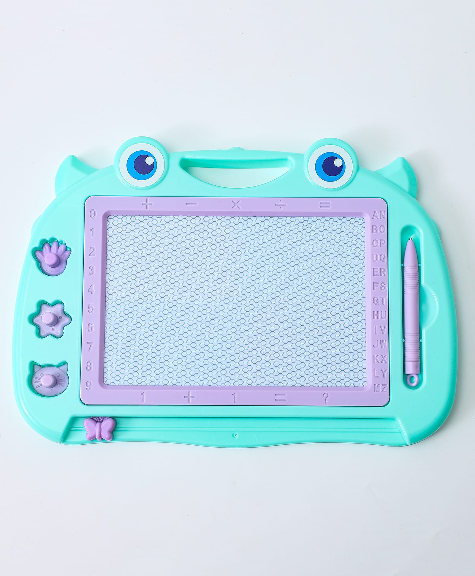 Writing Doodle Board for Kids with Stylus Pen Blue| Reusable Drawing & Writing Pad for Learning & Creativity| Easy Carry Handle