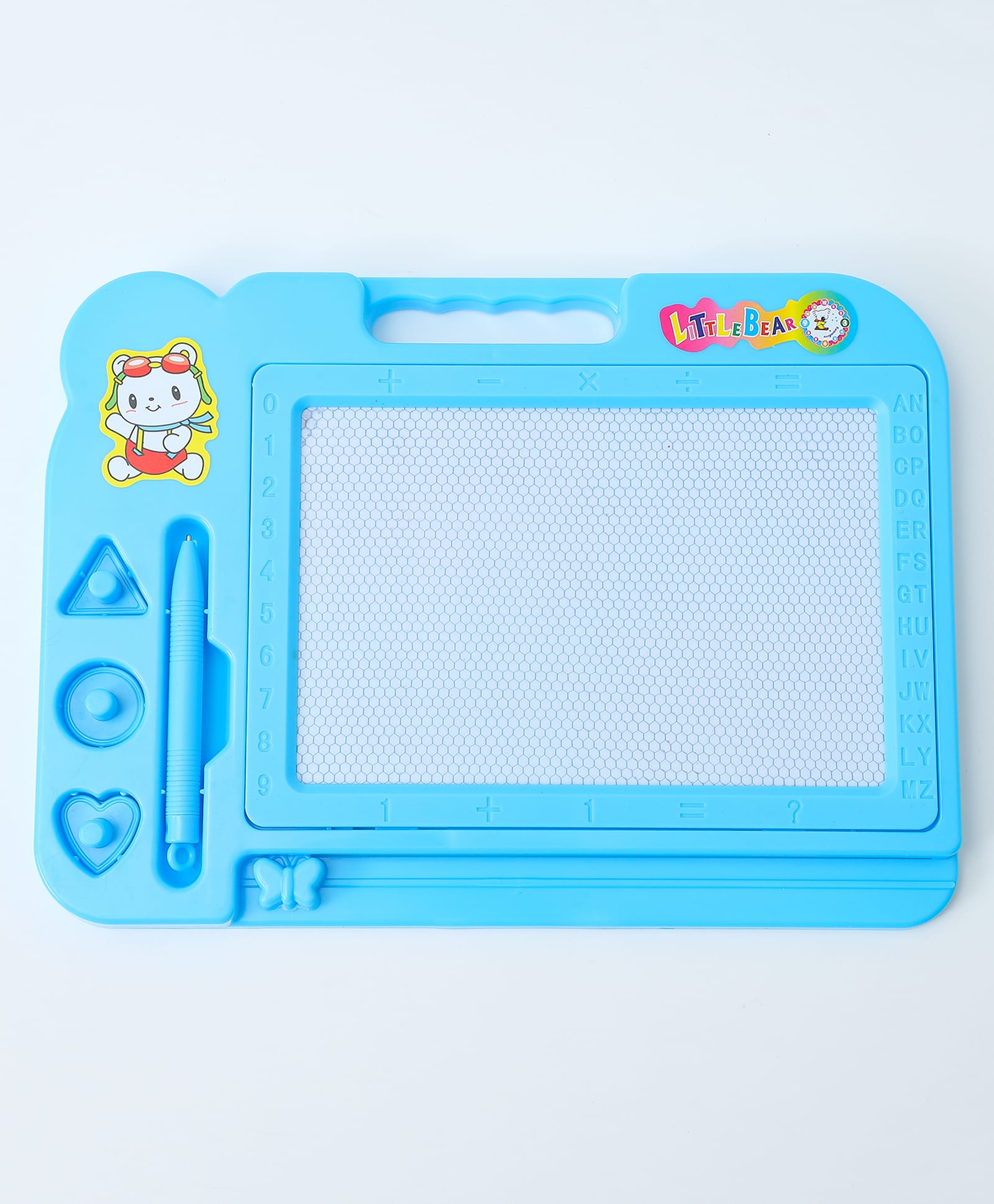 Writing Doodle Board for Kids with Stylus Pen Blue | Reusable Drawing & Writing Pad for Learning & Creativity | Easy Carry Handle-image-39