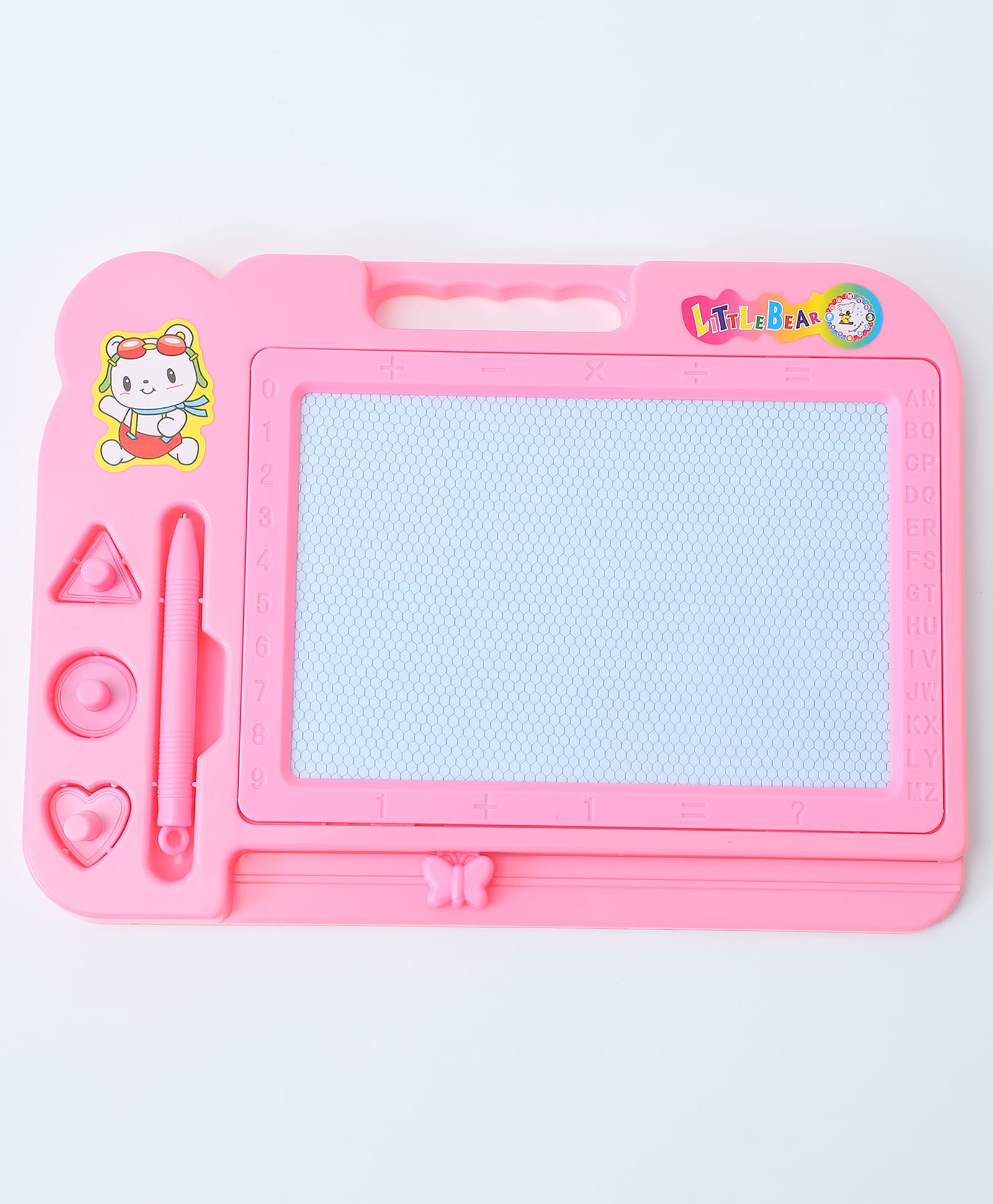 Writing Doodle Board for Kids with Stylus Pen Pink| Reusable Drawing & Writing Pad for Learning & Creativity| Easy Carry Handle-image-35
