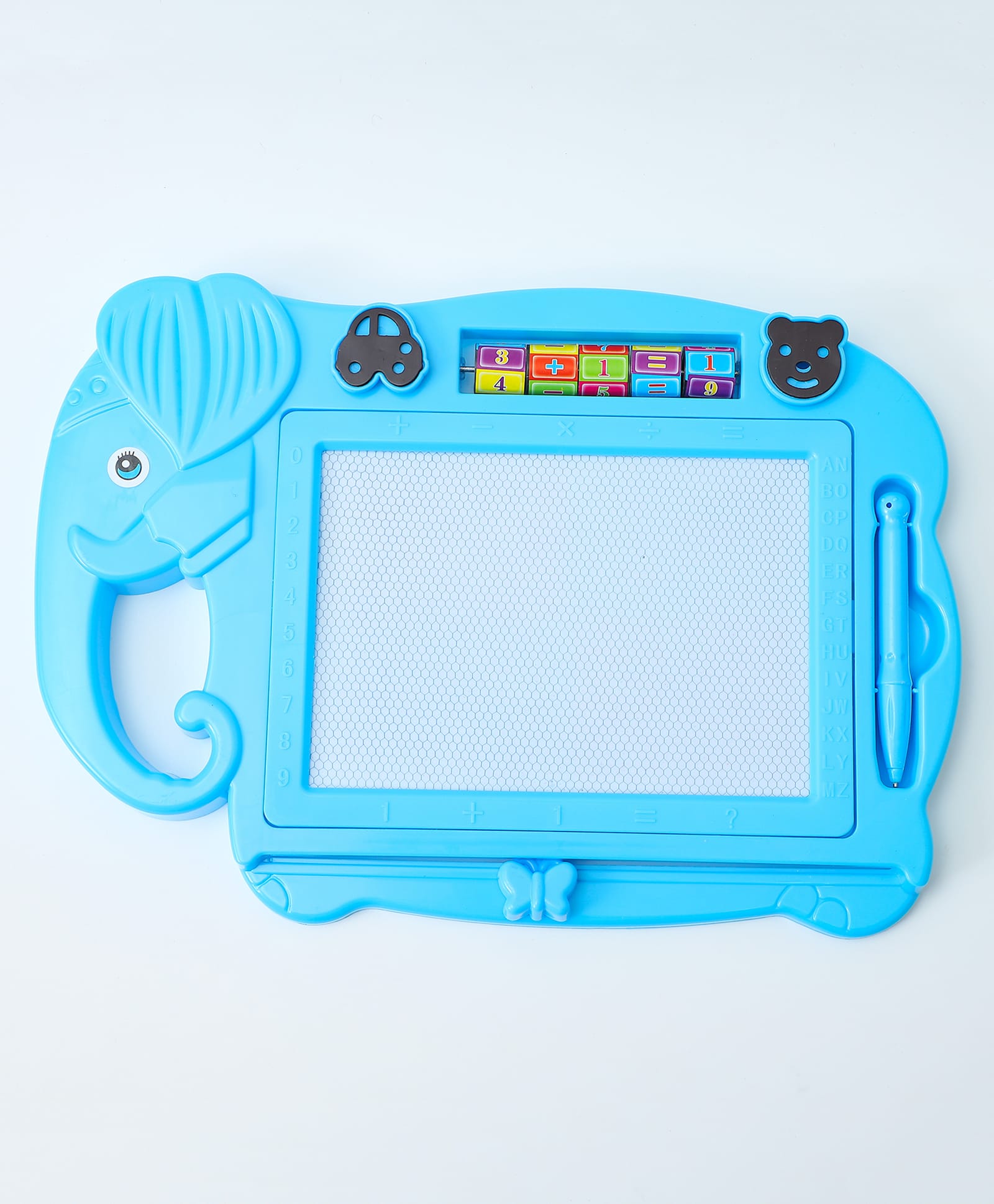 fab n funky Writing Doodle Board for Kids with Stylus Pen Blue| Reusable Drawing & Writing Pad for Learning & Creativity| Easy Carry Handle-picture-16