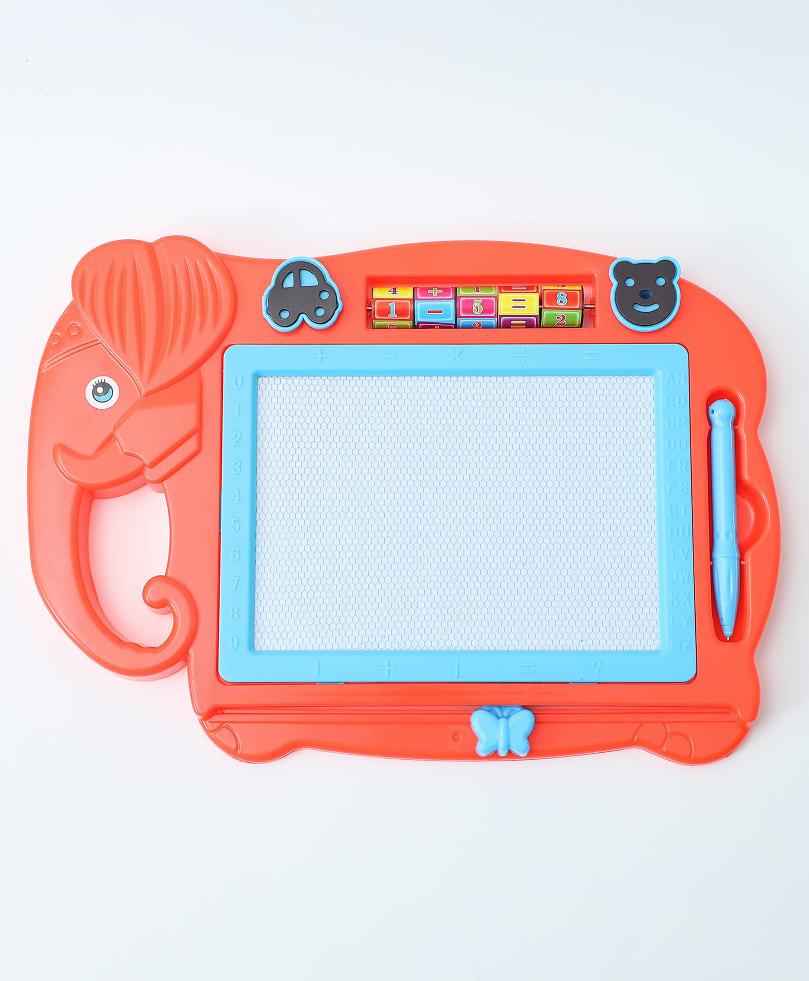 Writing Doodle Board for Kids with Stylus Pen Red| Reusable Drawing & Writing Pad for Learning & Creativity| Easy Carry Handle-image-34
