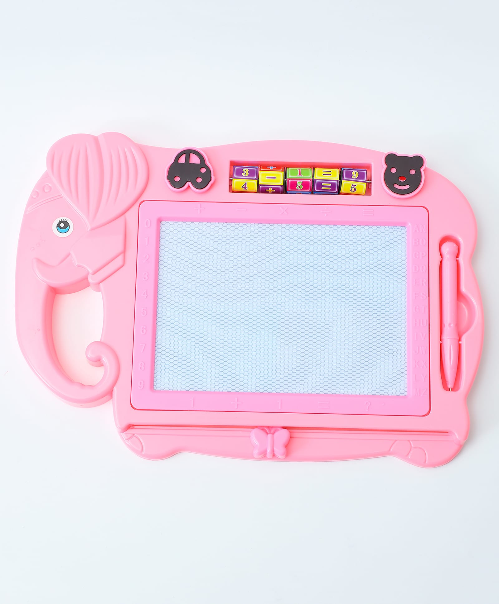 fab n funky Writing Doodle Board for Kids with Stylus Pen Pink| Reusable Drawing & Writing Pad for Learning & Creativity| Easy Carry Handle-picture-22