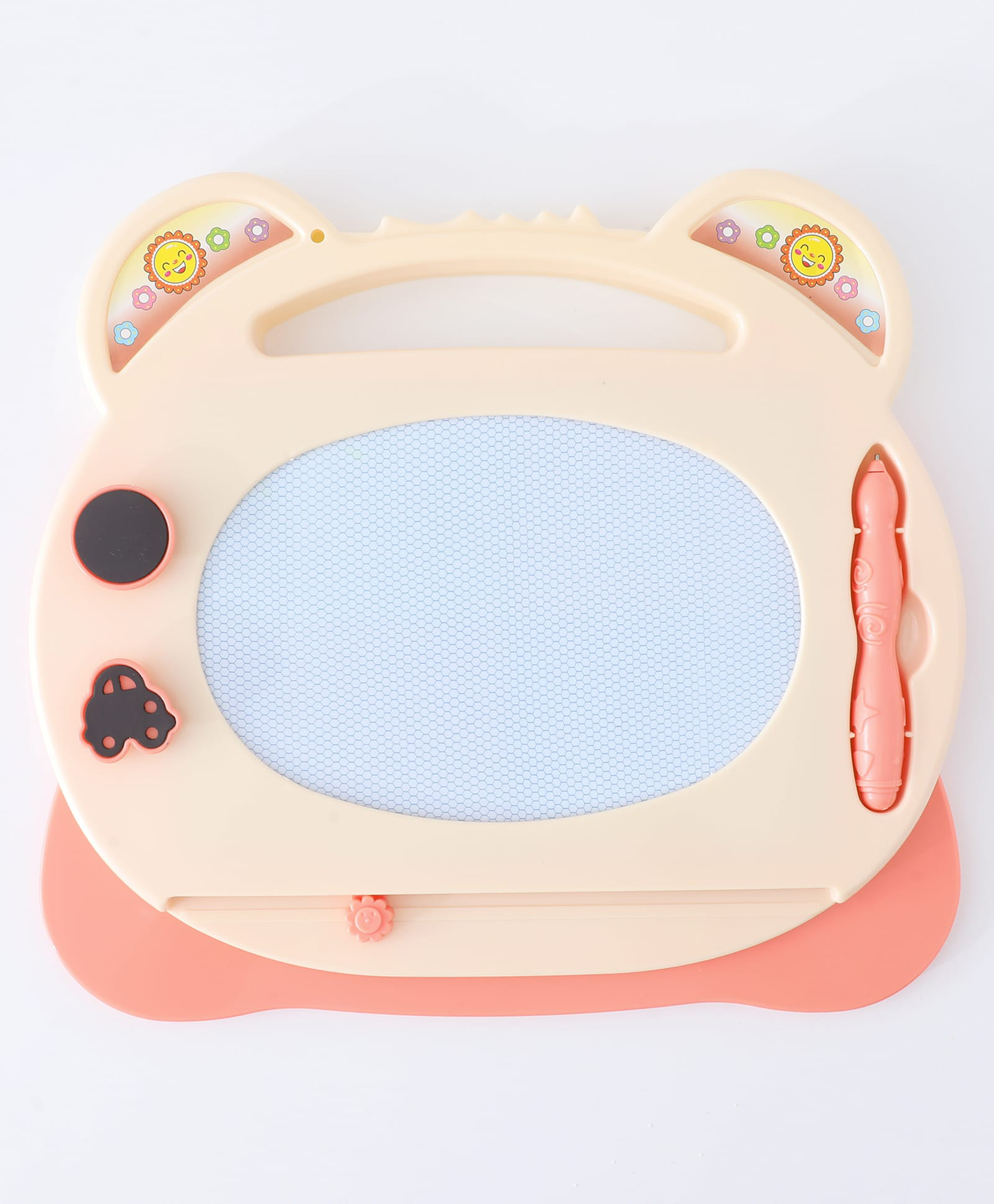 fab n funky Writing Doodle Board for Kids with Stylus Pen - Pink| Reusable Drawing & Writing Pad for Learning & Creativity| Easy Carry Handle-picture-13