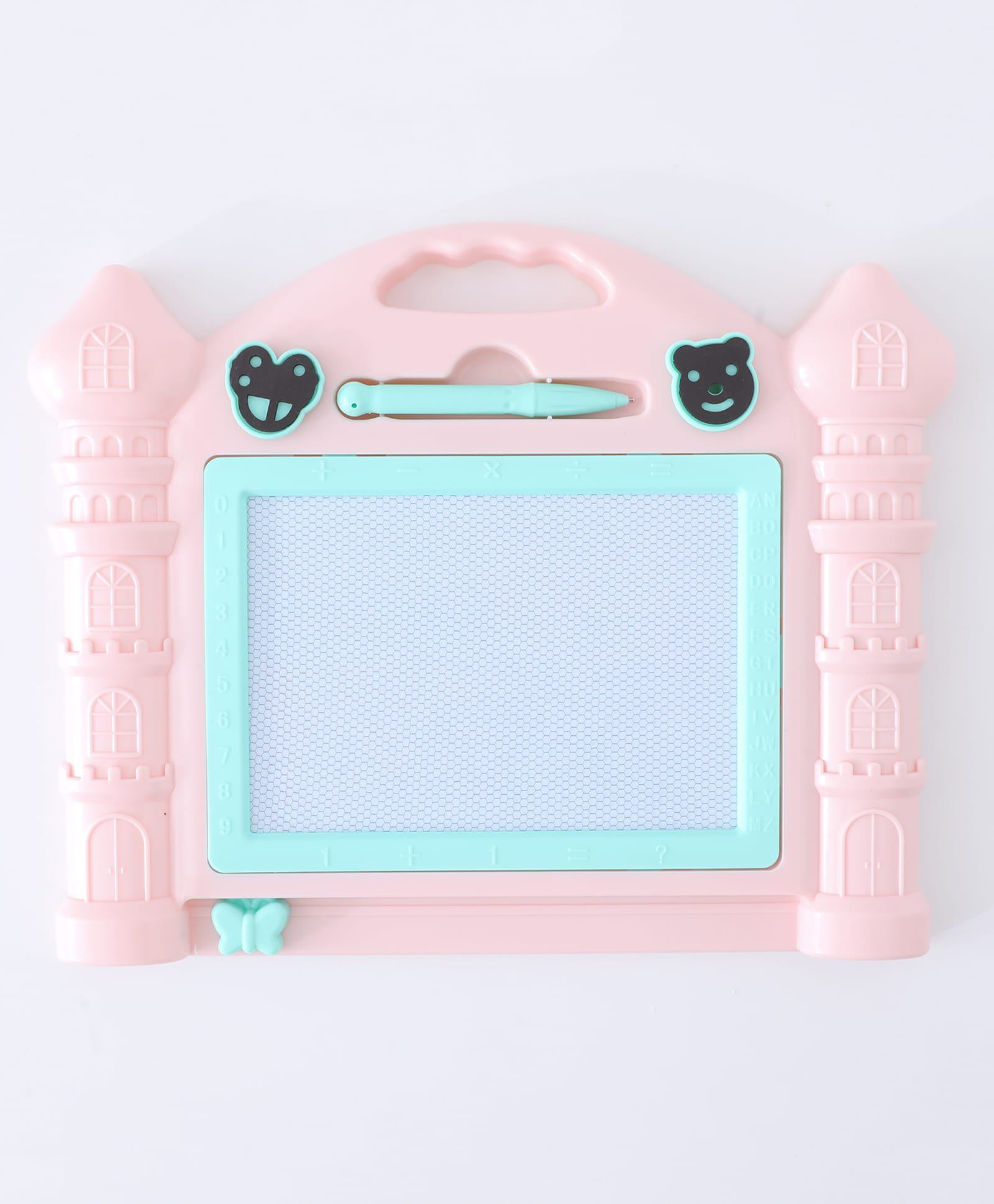 fab n funky Writing Doodle Board for Kids with Stylus Pen -Pink| Reusable Drawing & Writing Pad for Learning & Creativity| Easy Carry Handle-picture-11