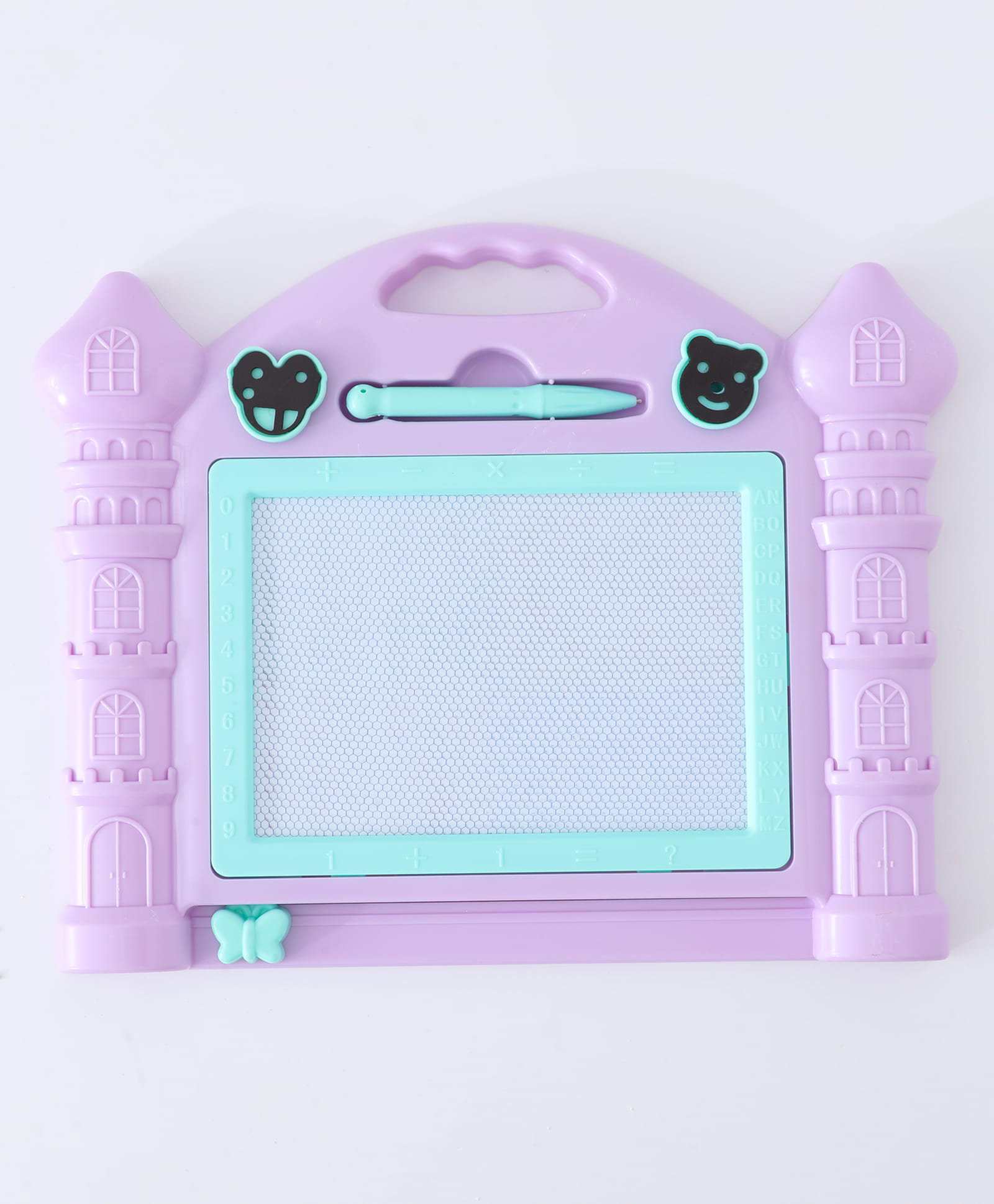 Writing Doodle Board for Kids with Stylus Pen Purple| Reusable Drawing & Writing Pad for Learning & Creativity| Easy Carry Handle-image-19