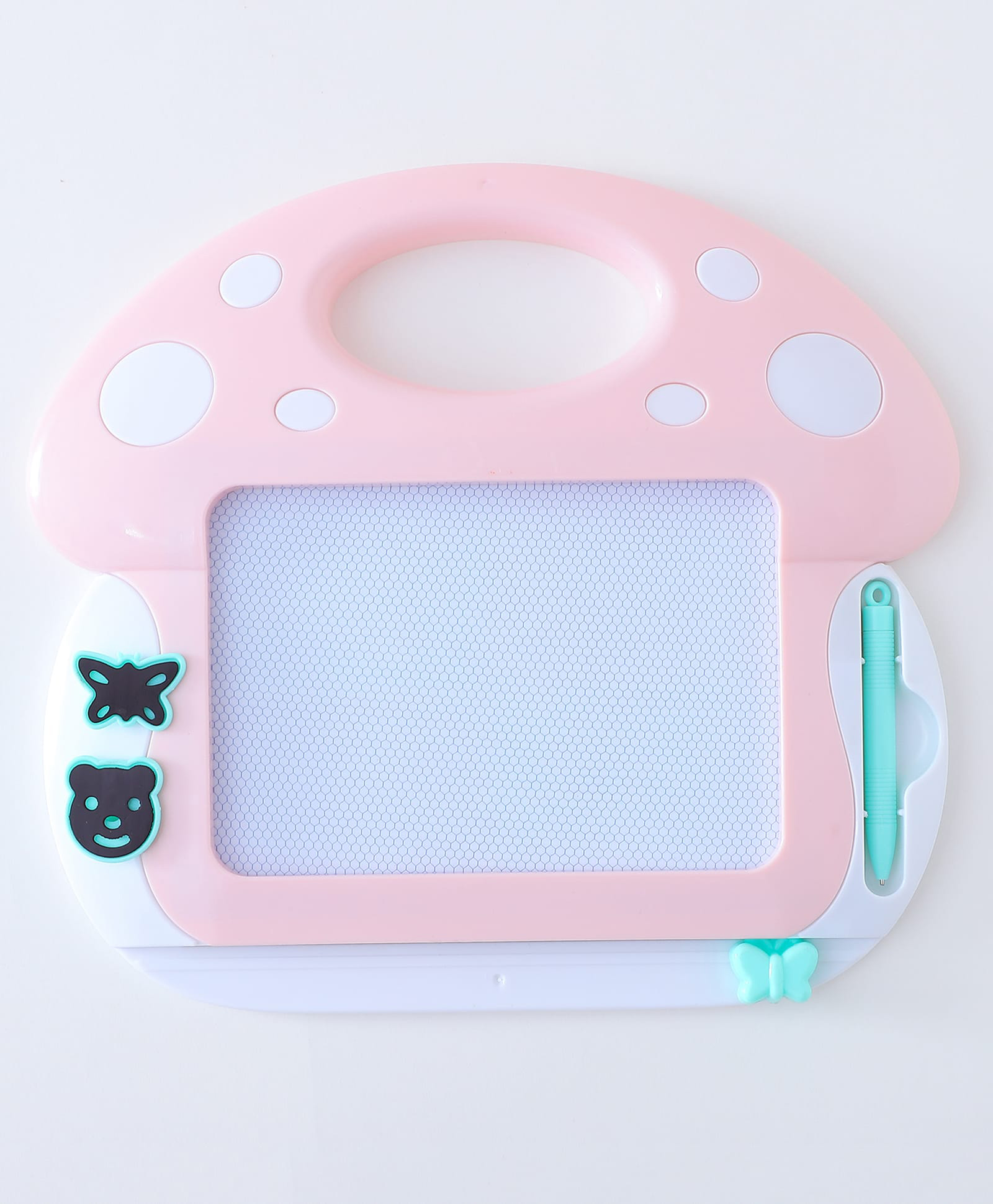 Writing Doodle Board for Kids with Stylus Pen Light Red| Reusable Drawing & Writing Pad for Learning & Creativity| Easy Carry Handle-image-28