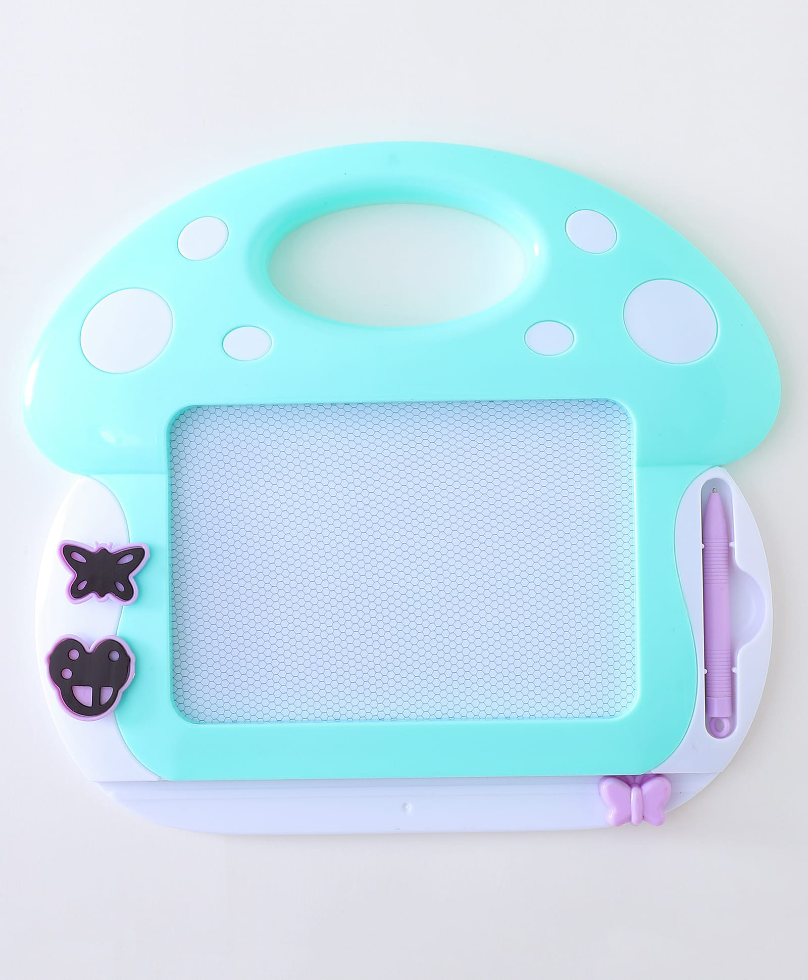 Writing Doodle Board for Kids with Stylus Pen Aqua Blue| Reusable Drawing & Writing Pad for Learning & Creativity| Easy Carry Handle-image-25