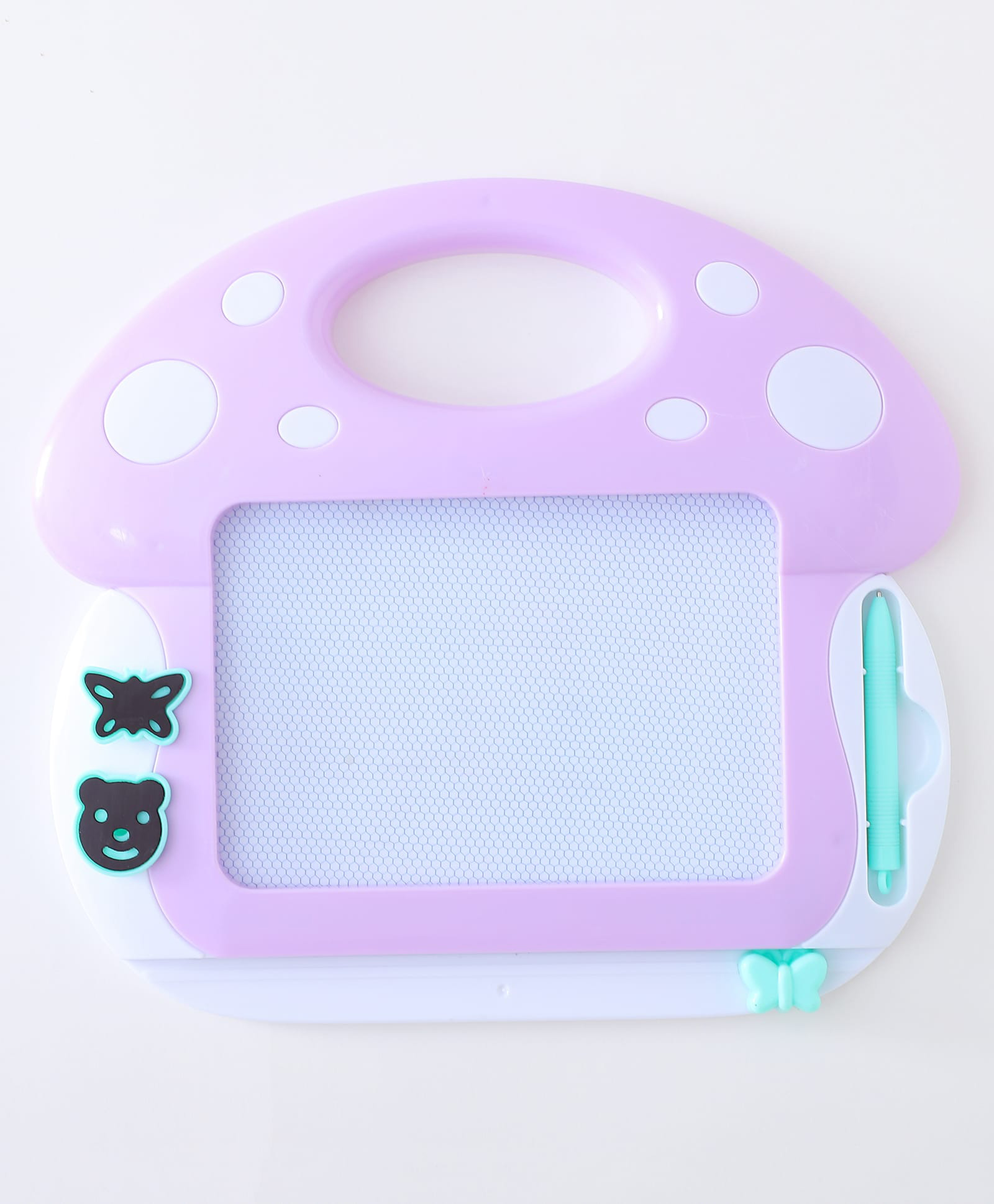 fab n funky Writing Doodle Board for Kids with Stylus Pen Purple| Reusable Drawing & Writing Pad for Learning & Creativity| Easy Carry Handle-picture-47