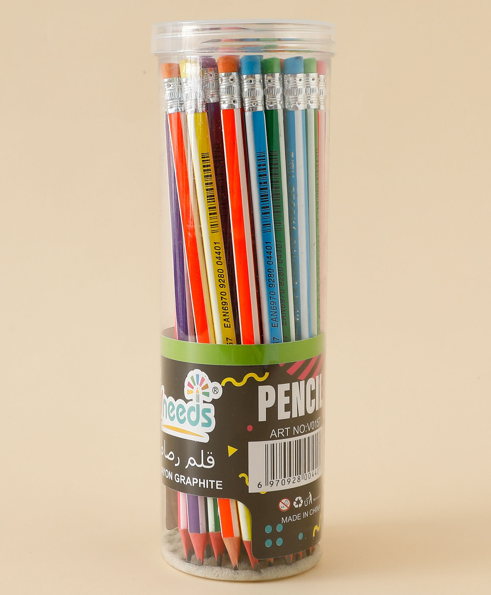HB Pencils with Eraser | School Pencil Set for Boys & Girls| Real Wood HB2 Pencils| Homework, Exams & Stationery Supplies 36 Pieces Each- Pack of 12-image-42