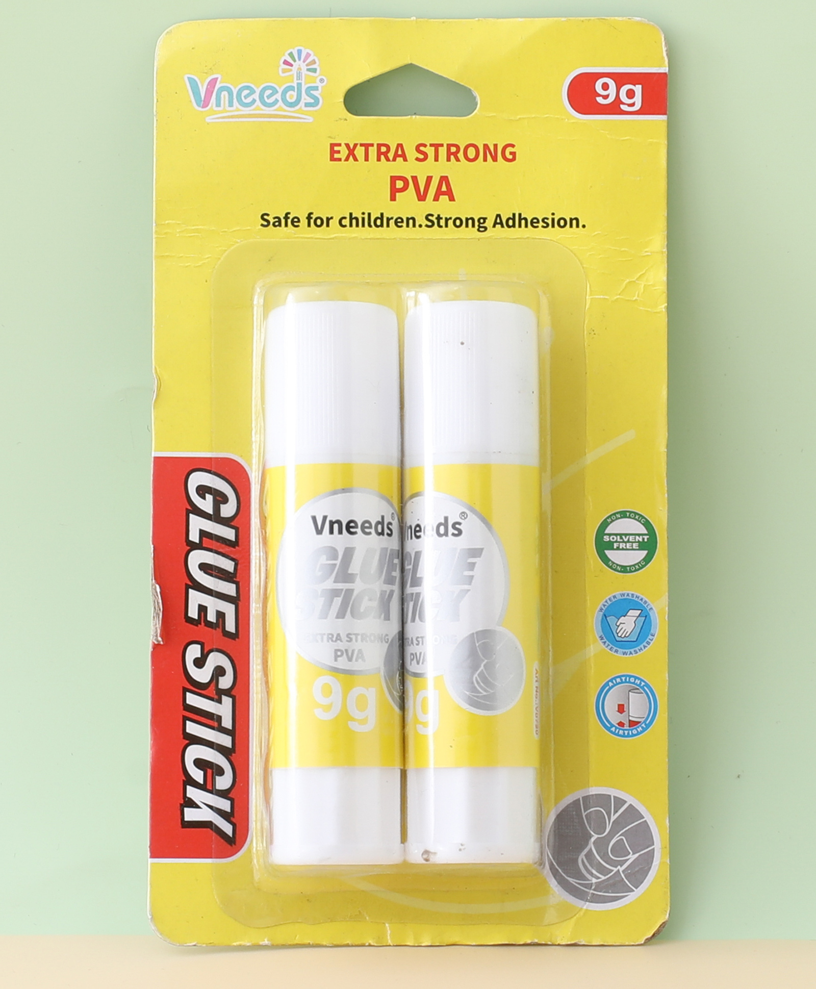 fab n funky Extra Strong PVA Glue Stick 9 g - Pack of 2| Solvent Free| Safe for Children| Smooth Paper & Craft Adhesive for School Projects-picture-14