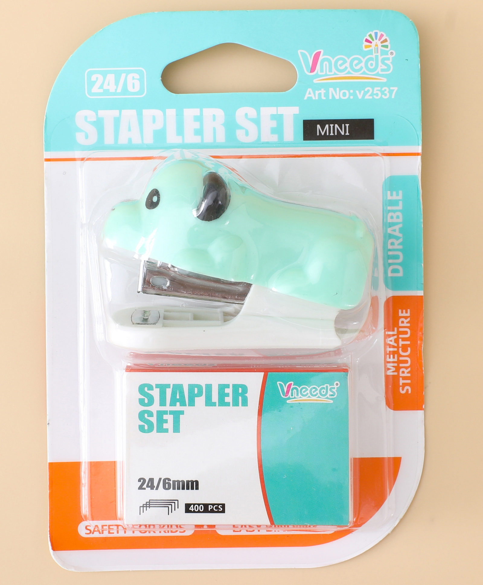 Pup Clip Mini Stapler with Stapler Pack - Light Blue| Safe for Kids| Perfect for school & Art-image-22